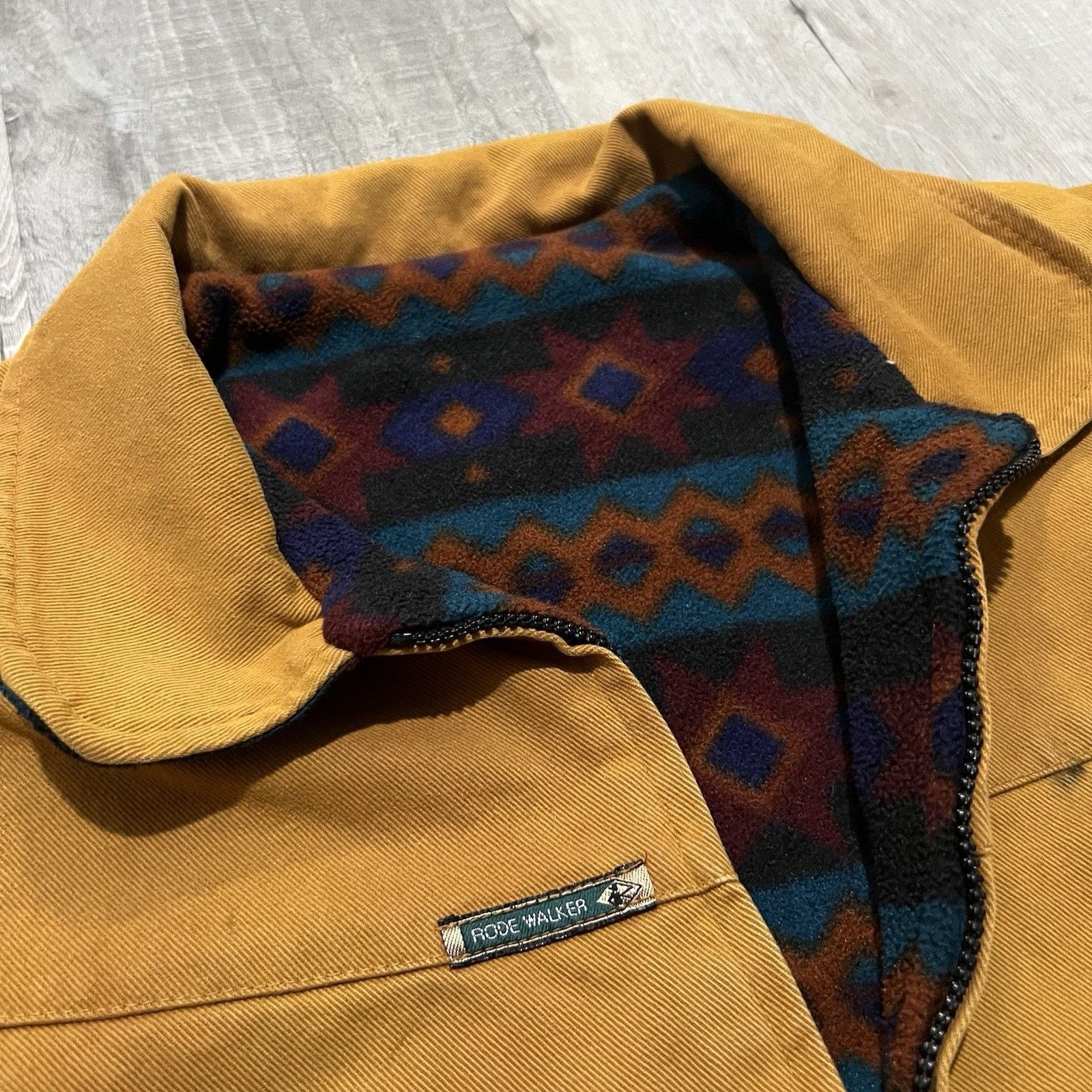 Other VTG Rode Walker Reversible Aztec Canvas/Fleece USA Jacket XL Size US XL / EU 56 / 4 - 7 Thumbnail