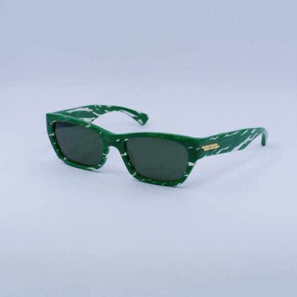 Bottega Veneta 🕶️ New Bottega Veneta BV1143S 004 Green/White Sunglasses Size ONE SIZE - 6 Thumbnail