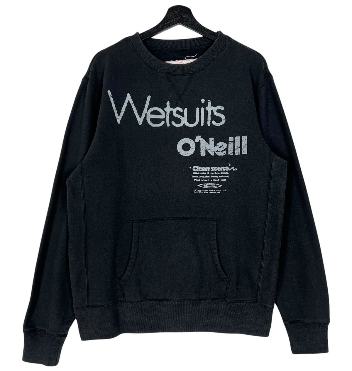 Billabong × O'Neill × Quiksilver Vintage Oneill Wetsuits Heritage Surfin Crew Neck Size US M / EU 48-50 / 2 - 2 Thumbnail