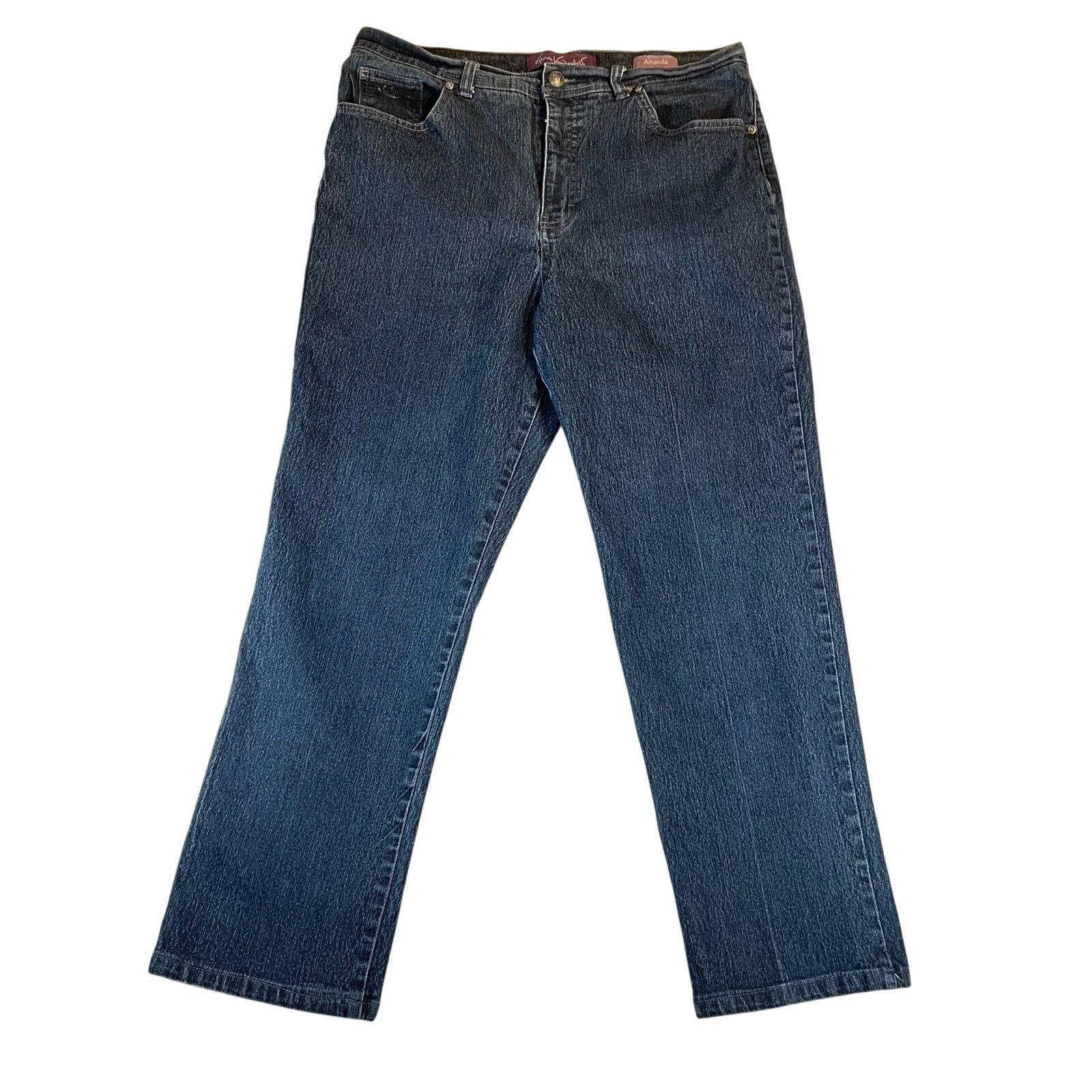 Gloria Vanderbilt Gloria Vanderbilt Jean Amanda 16 Average Made Egypt Stretch Size 38" / US 16 / IT 52 - 1 Thumbnail