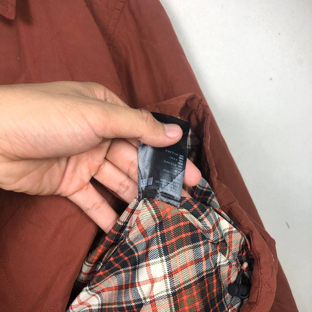JW Anderson JW Anderson X Uniqlo Quilted Brown Checked Jacket Size US L / EU 52-54 / 3 - 7 Thumbnail
