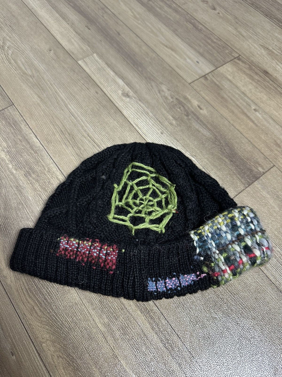 Handmade Custom Made Nice Design Art Knitted Eye Beanie Hats Size ONE SIZE - 11 Thumbnail
