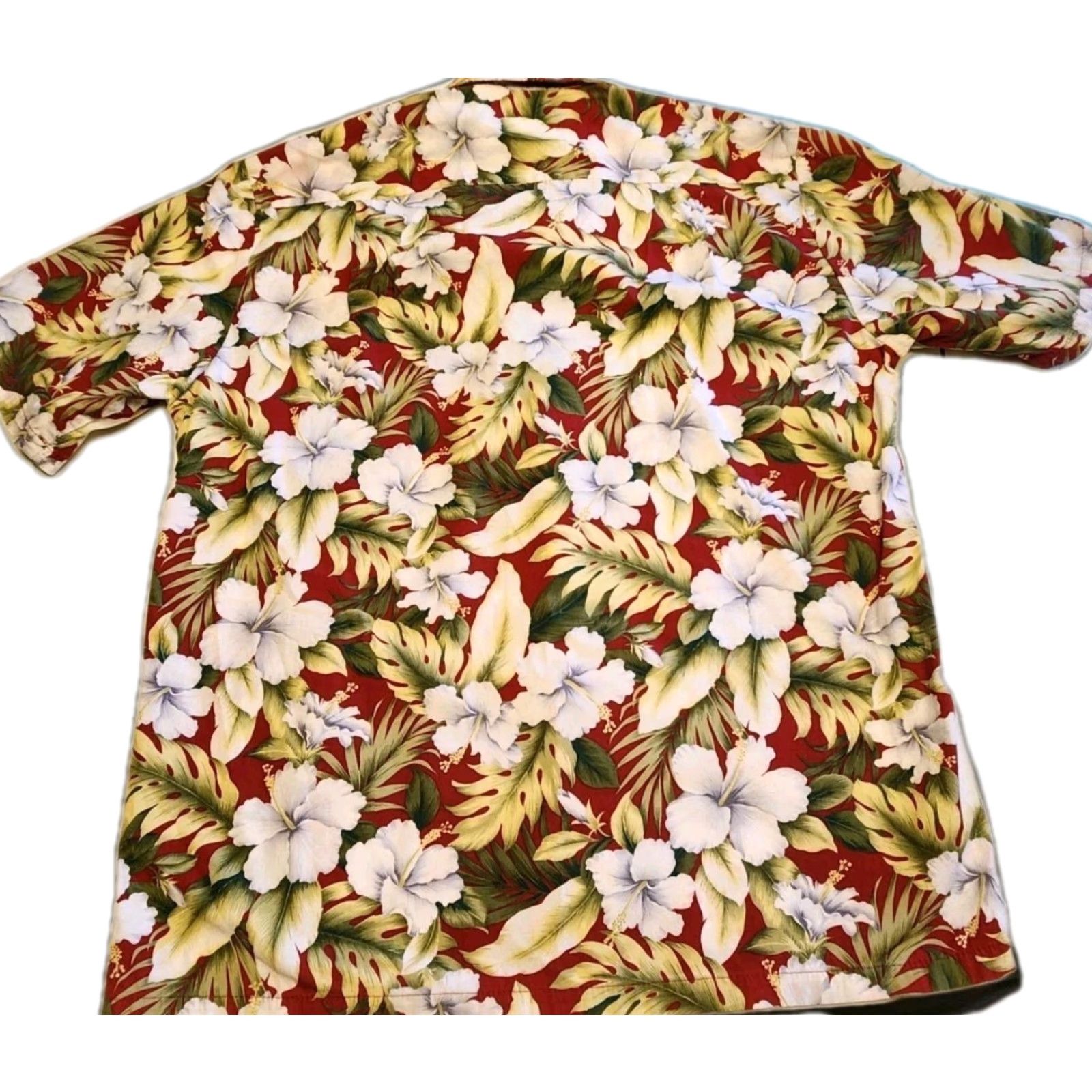 Vintage VINTAGE Hawaii Shirt Men L Large Short Sleeve Hawaiian Floral AOP Cotton USA MADE Size US L / EU 52-54 / 3 - 2 Thumbnail