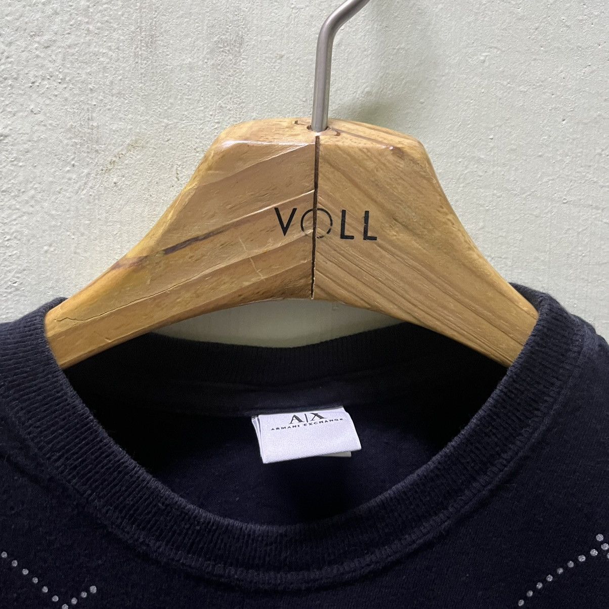 Armani Exchange Rare Vintage Armani Exchange Spider Web Tees Size US XXS / EU 40 - 6 Thumbnail