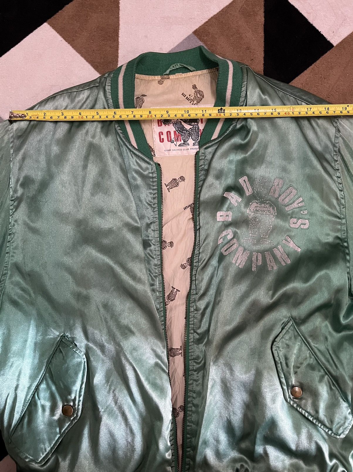Japanese Brand Vintage Japanese BAD BOY’S COMPANY Bomber Jacket Size US M / EU 48-50 / 2 - 9 Thumbnail