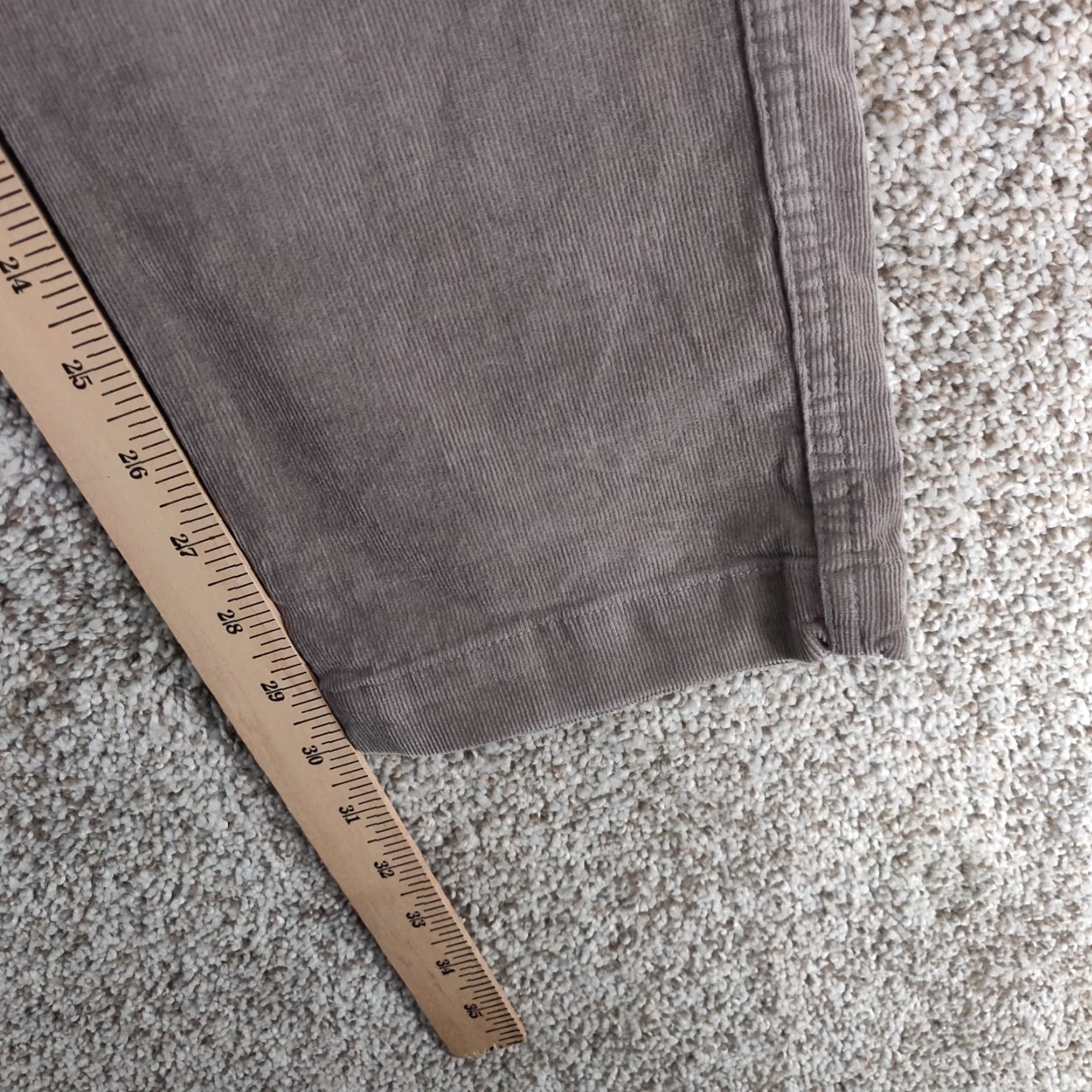 Vuori Vuori Mens Pants Chino Corduroy Brown 30x30 Regular Inseam 30 Elastic Waist Comfort Pockets Size US 31 - 5 Thumbnail