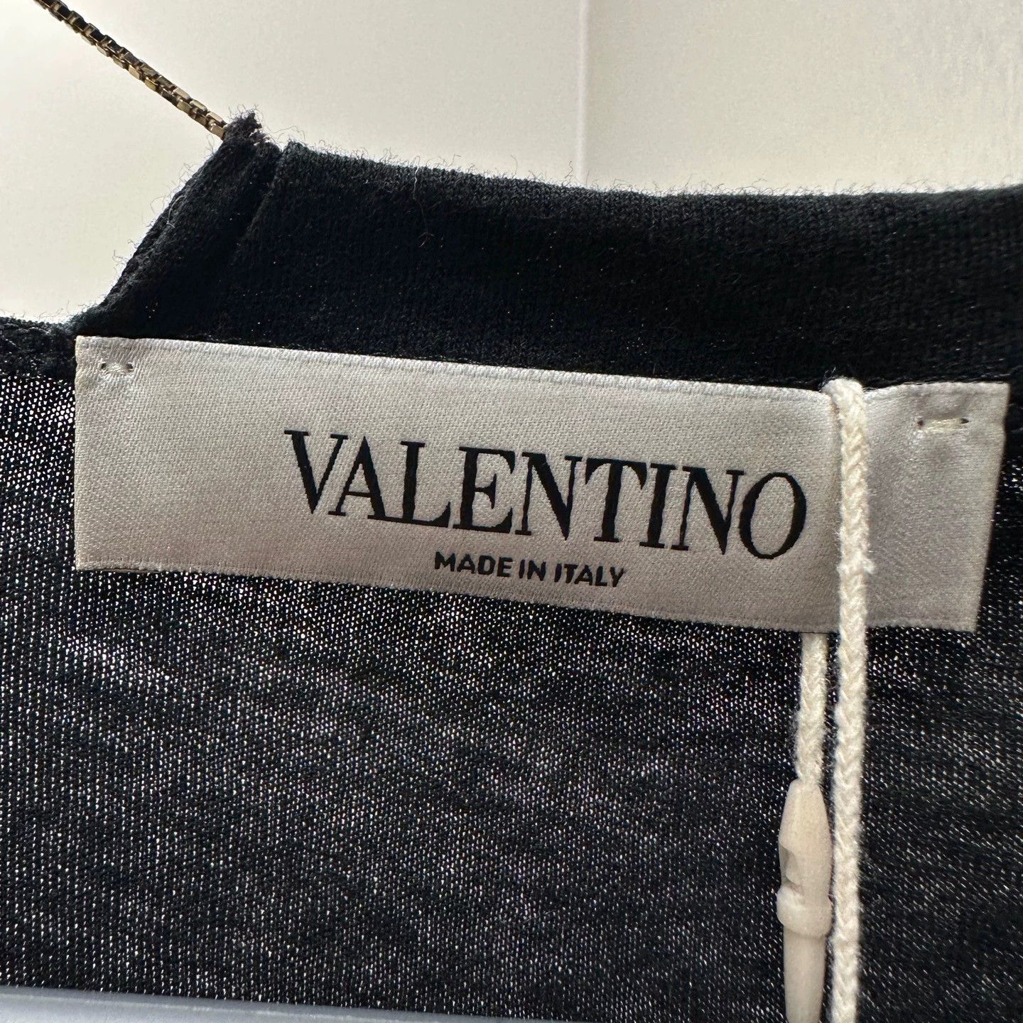 Valentino Valentino mar20 chain solid short-sleeve Tee S Size US S / EU 44-46 / 1 - 3 Thumbnail