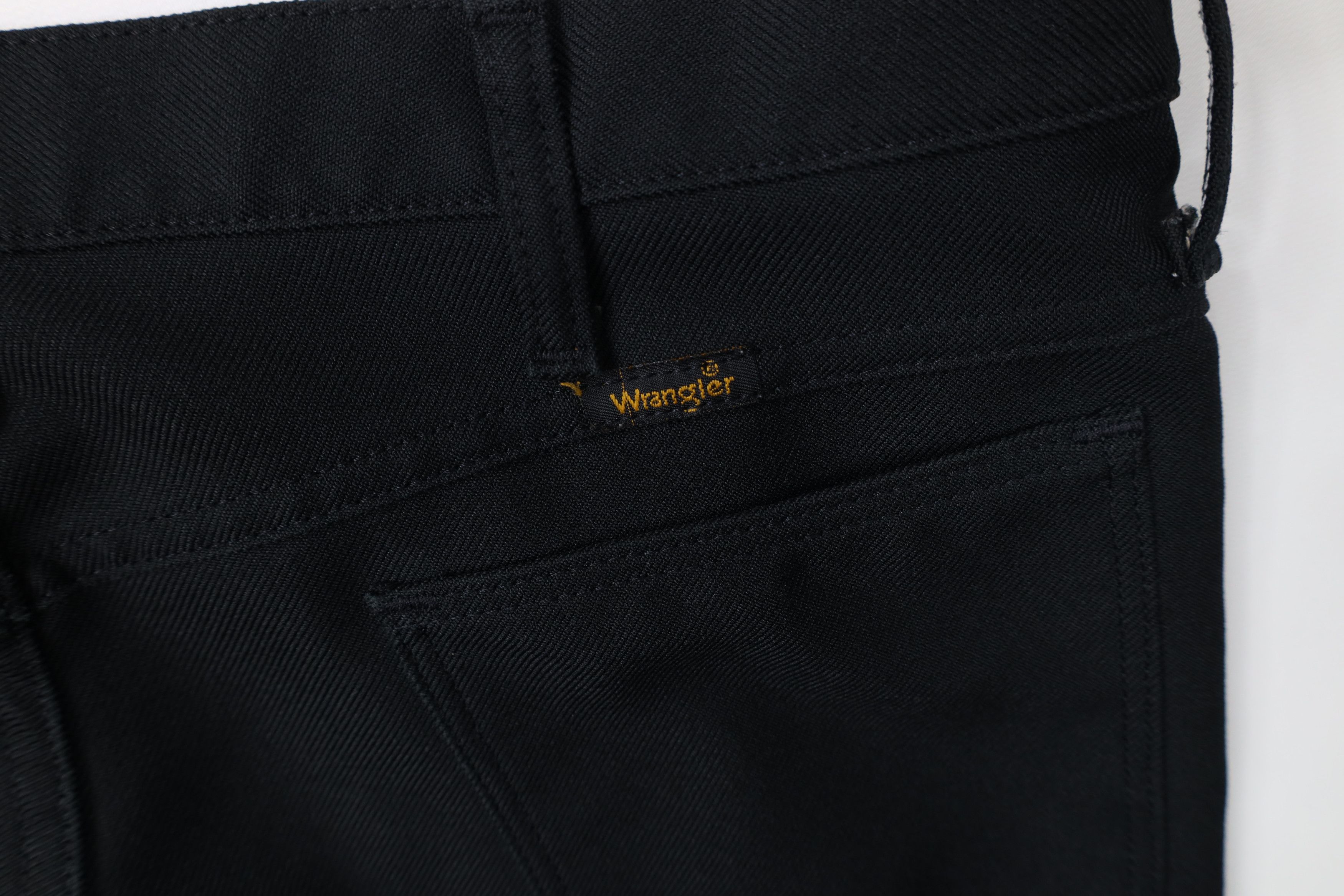 Wrangler Vintage 90s Wrangler Western Wide Leg Chino Pants Black USA Size US 34 / EU 50 - 11 Thumbnail