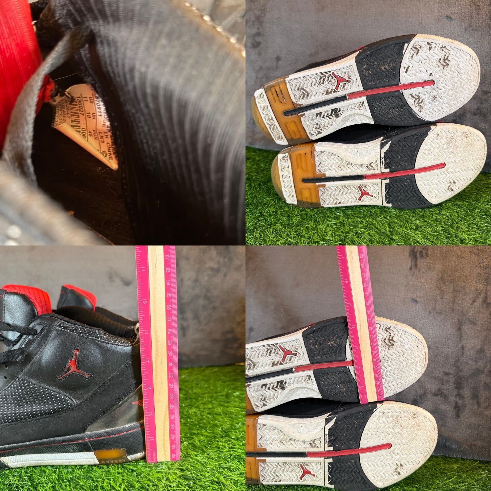 Jordan Brand Jordan Flight 23 Mens Size 11 Black High Top Basketball Sneakers 331819-061-015 Size US M / EU 48-50 / 2 - 8 Thumbnail