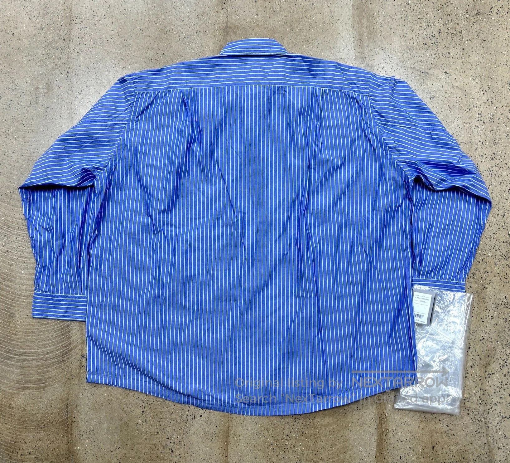 Beams Plus Blue Stripe Oversized Shirt. Size US L / EU 52-54 / 3 - 2 Thumbnail