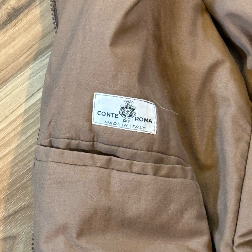 No Fear Conte di Roma Men’s Brown Quilted Jacket Italy XL Size US XL / EU 56 / 4 - 7 Thumbnail
