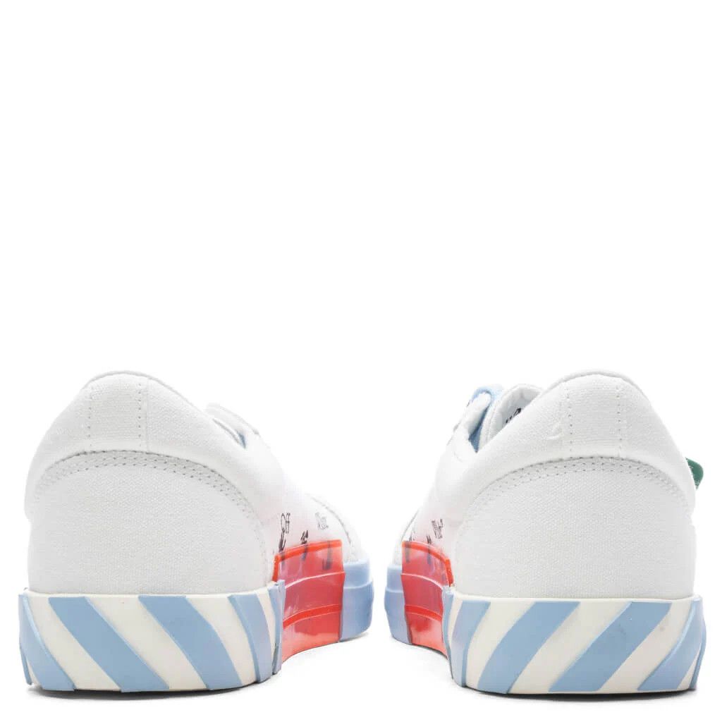 Off-White o1w1db10824 Low Vulcanized Canvas in White Size US 13 / EU 46 - 4 Thumbnail