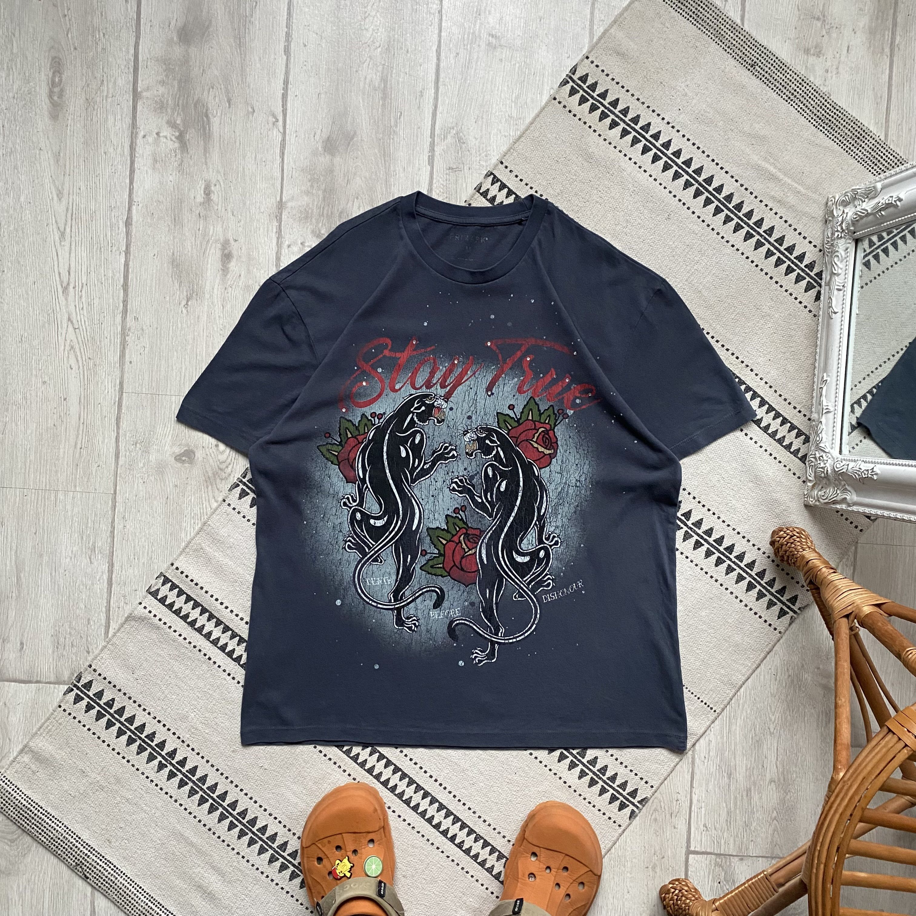 Ed Hardy Ed hardy Vintage Christian Audigier Style tee Panter Y2K Size US M / EU 48-50 / 2 - 1 Thumbnail