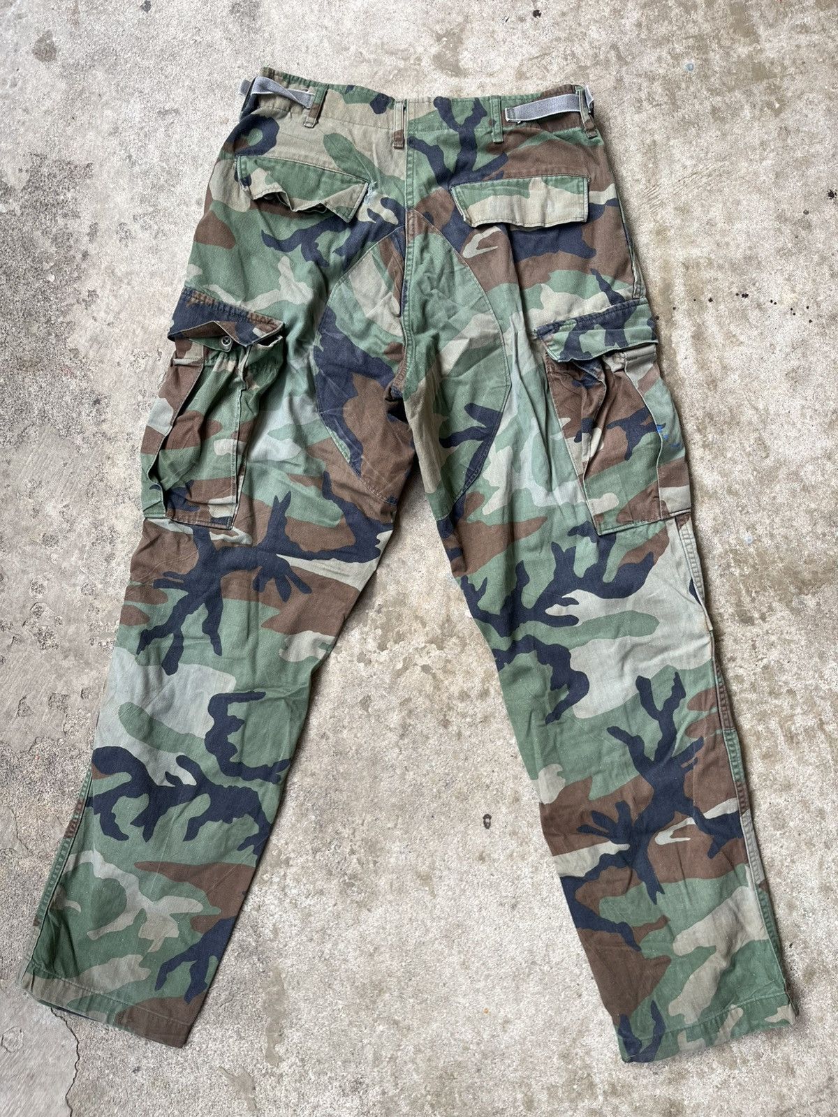 Other Vintage Woodland Camo Military Cargo Pants Surplus Size US 29 - 7 Thumbnail