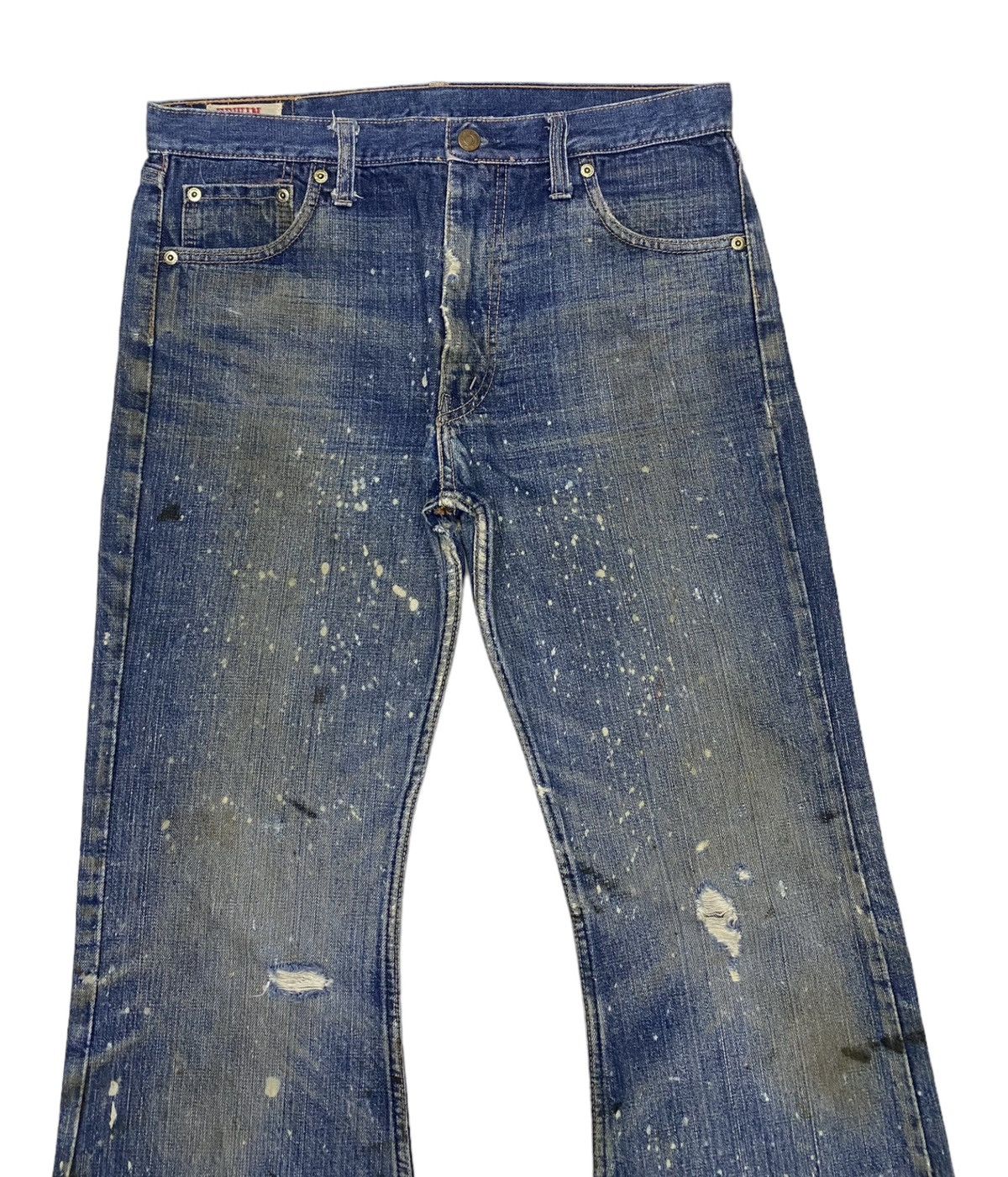 Undercover DISTRESSED DENIM EDWIN PAINTER FLARE UNDERCOVER STYLE DESIGN Size US 33 - 7 Thumbnail