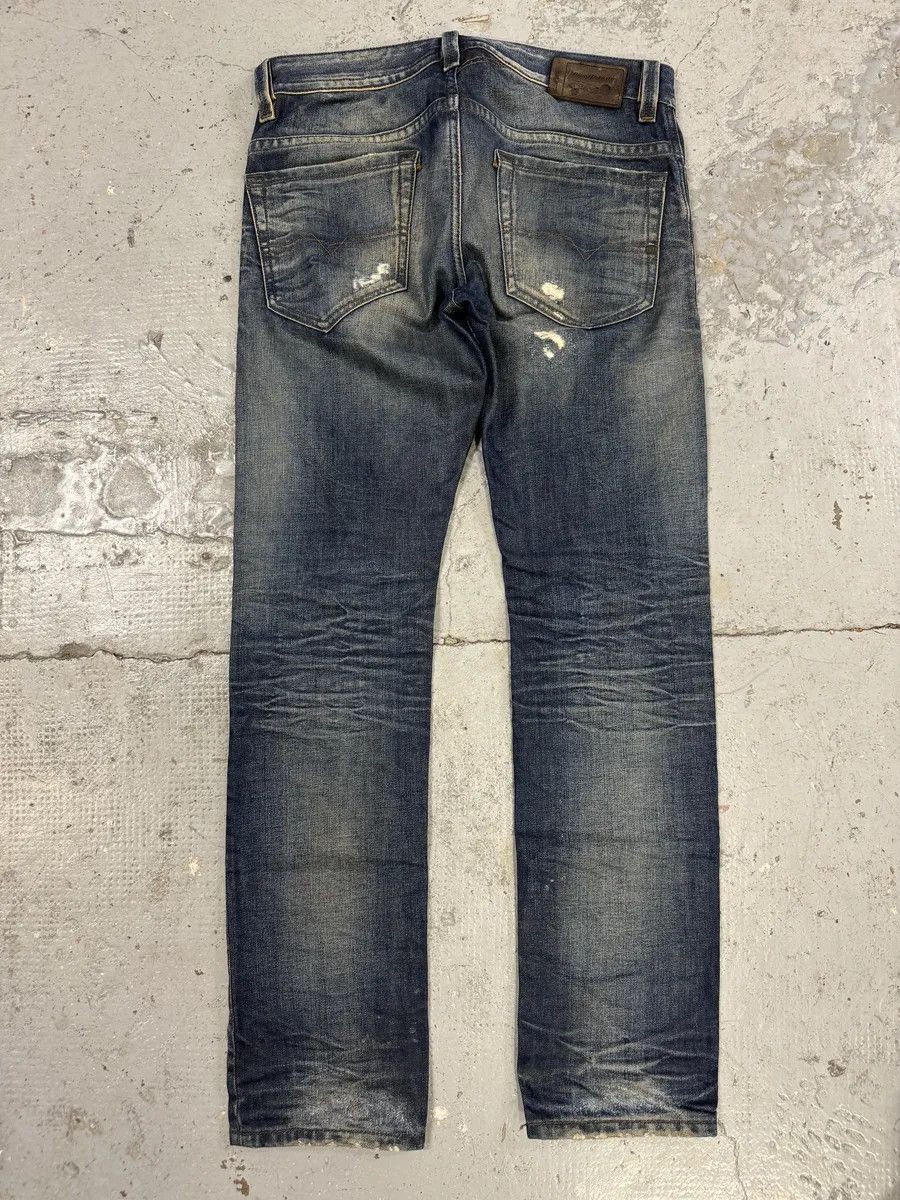 Diesel Diesel Sunfaded Blue Denim Slim Jeans Size US 32 / EU 48 - 2 Thumbnail