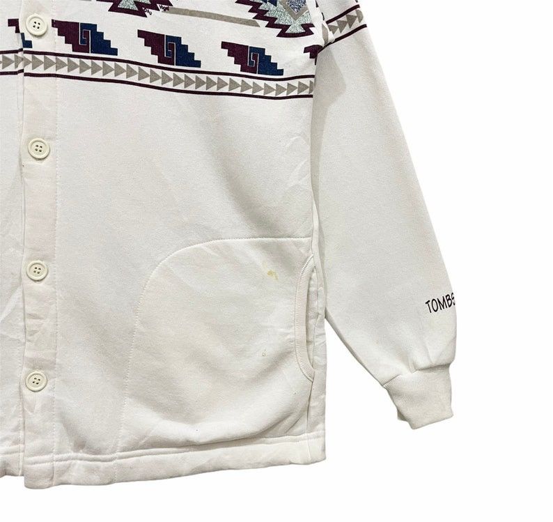 Art Comes First × Vintage Vintage 90s Art Unlimited Navajo Aztec Design Button Jacket Size US L / EU 52-54 / 3 - 4 Thumbnail