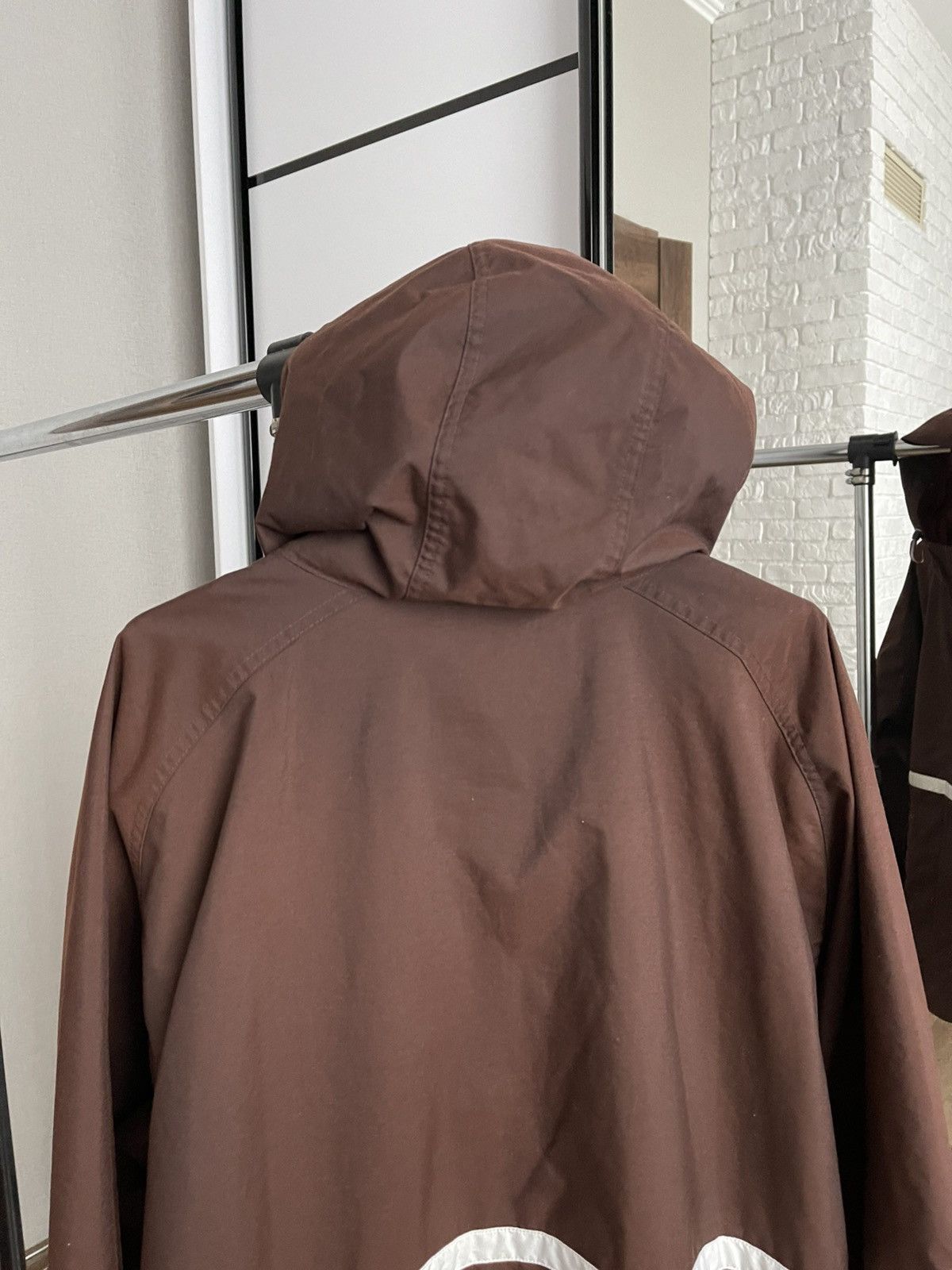 Other Nike Swoosh Vintage Zip Jacket Brown 90s Size US L / EU 52-54 / 3 - 9 Thumbnail