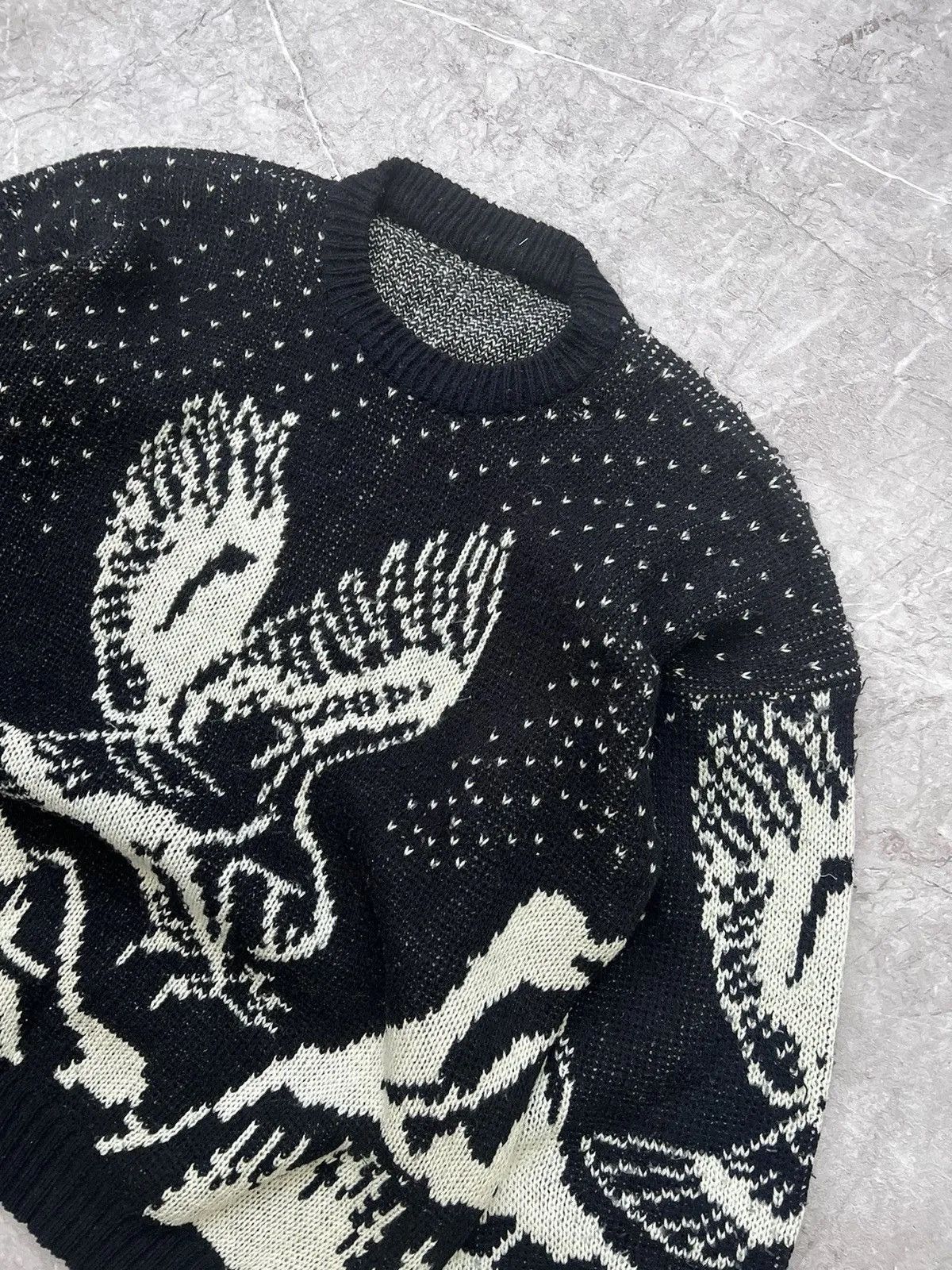 Carlo Colucci Rare Eagle Carlo colucci 3d knitted sweater rare Size US M / EU 48-50 / 2 - 4 Thumbnail