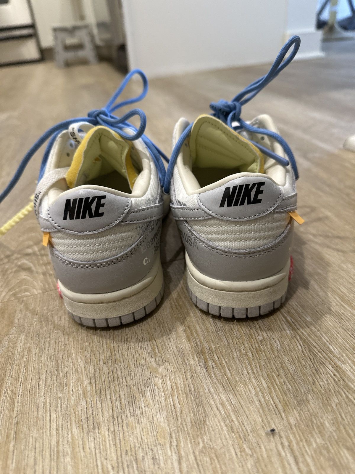 Nike × Off-White Nike dunk low off white Size US 4 / IT 34 - 4 Thumbnail