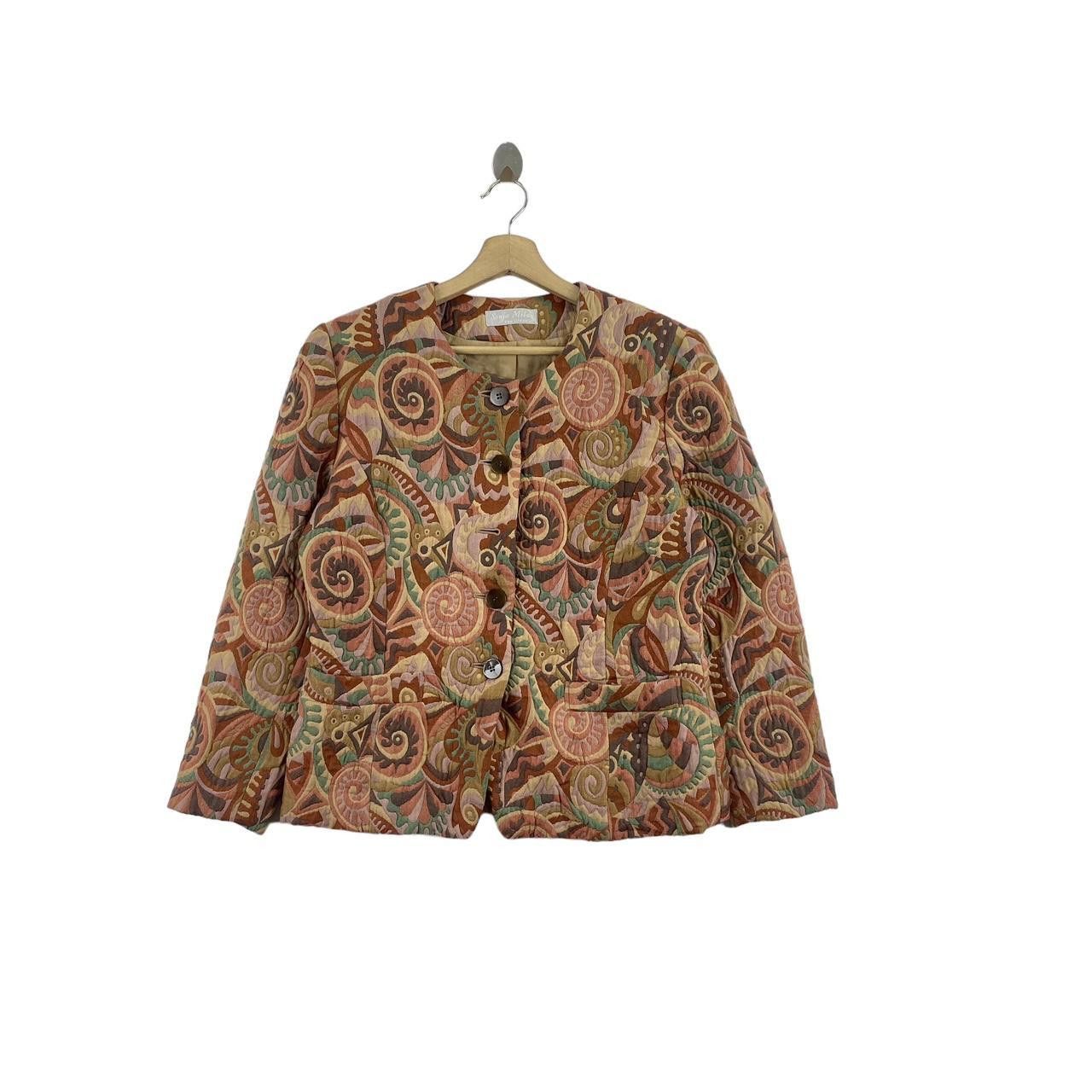 Other Vintage SONYA MILAN ITALY Designer Picasso Coat Jacket Size M / US 6-8 / IT 42-44 - 1 Thumbnail