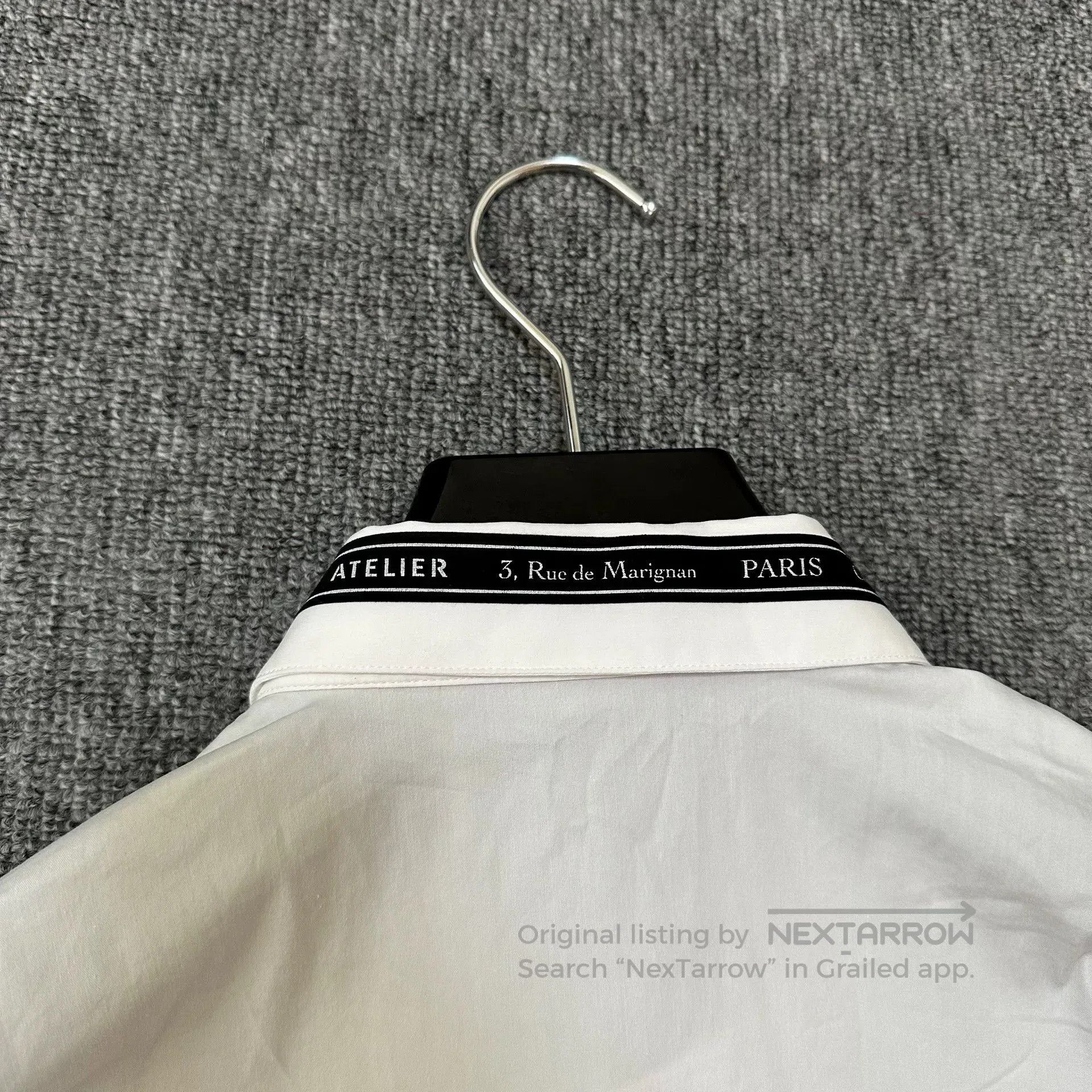 Dior Dior Collar Logo Long Sleeve Shirt. Size US M / EU 48-50 / 2 - 4 Thumbnail