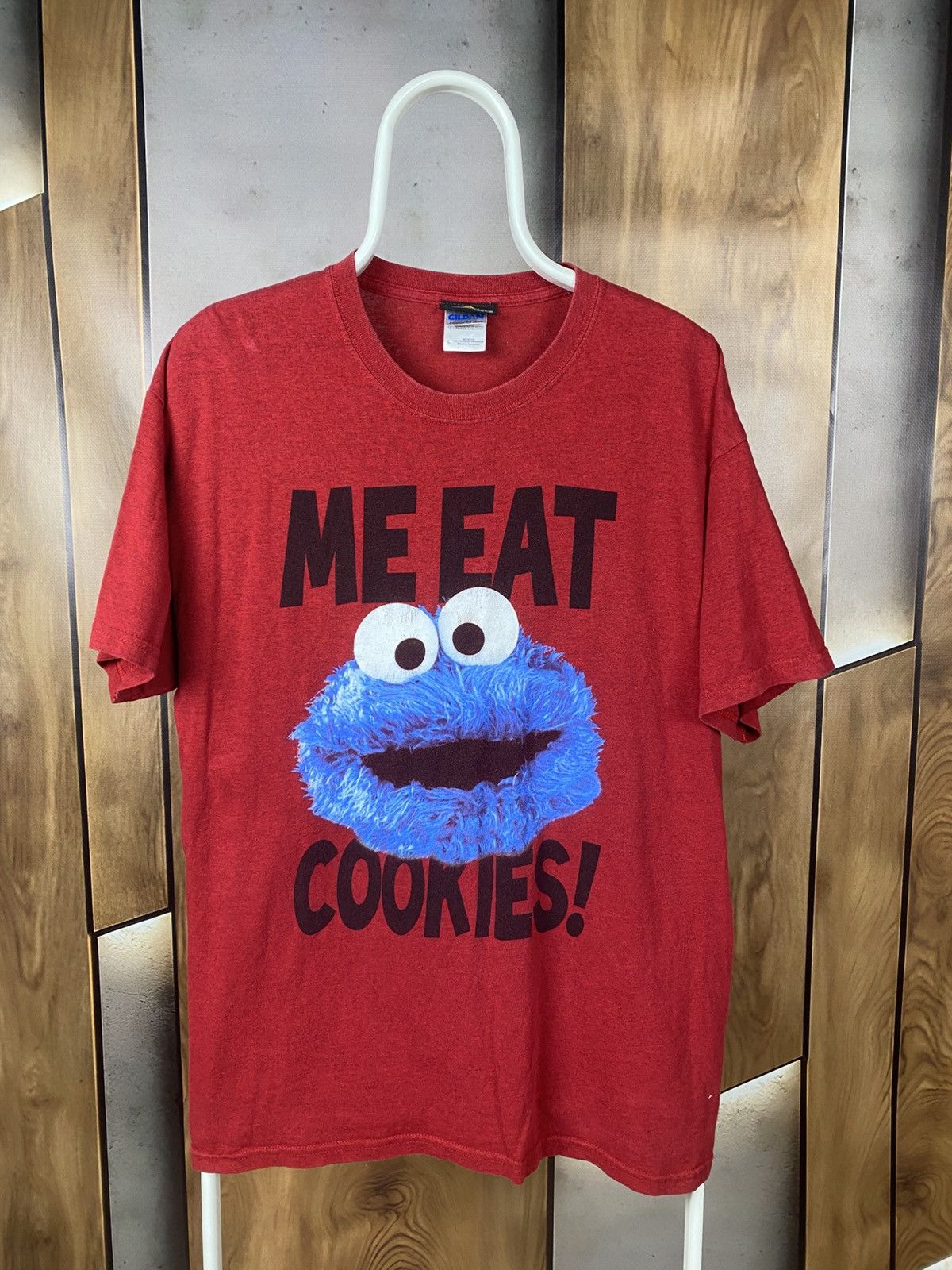 Vintage 🍿Vintage T-Shirt Sesame Street 2012 Me Eat Cookies Tee🍿 Size US L / EU 52-54 / 3 - 1 Thumbnail