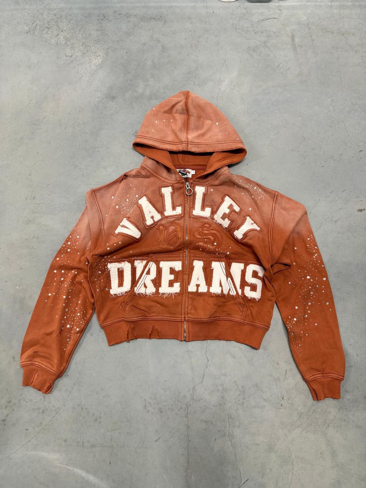 Vale Vale Forever Valley Dreams Orange Classico Zip Up Hoodie Size US XXL / EU 58 / 5 - 1 Thumbnail