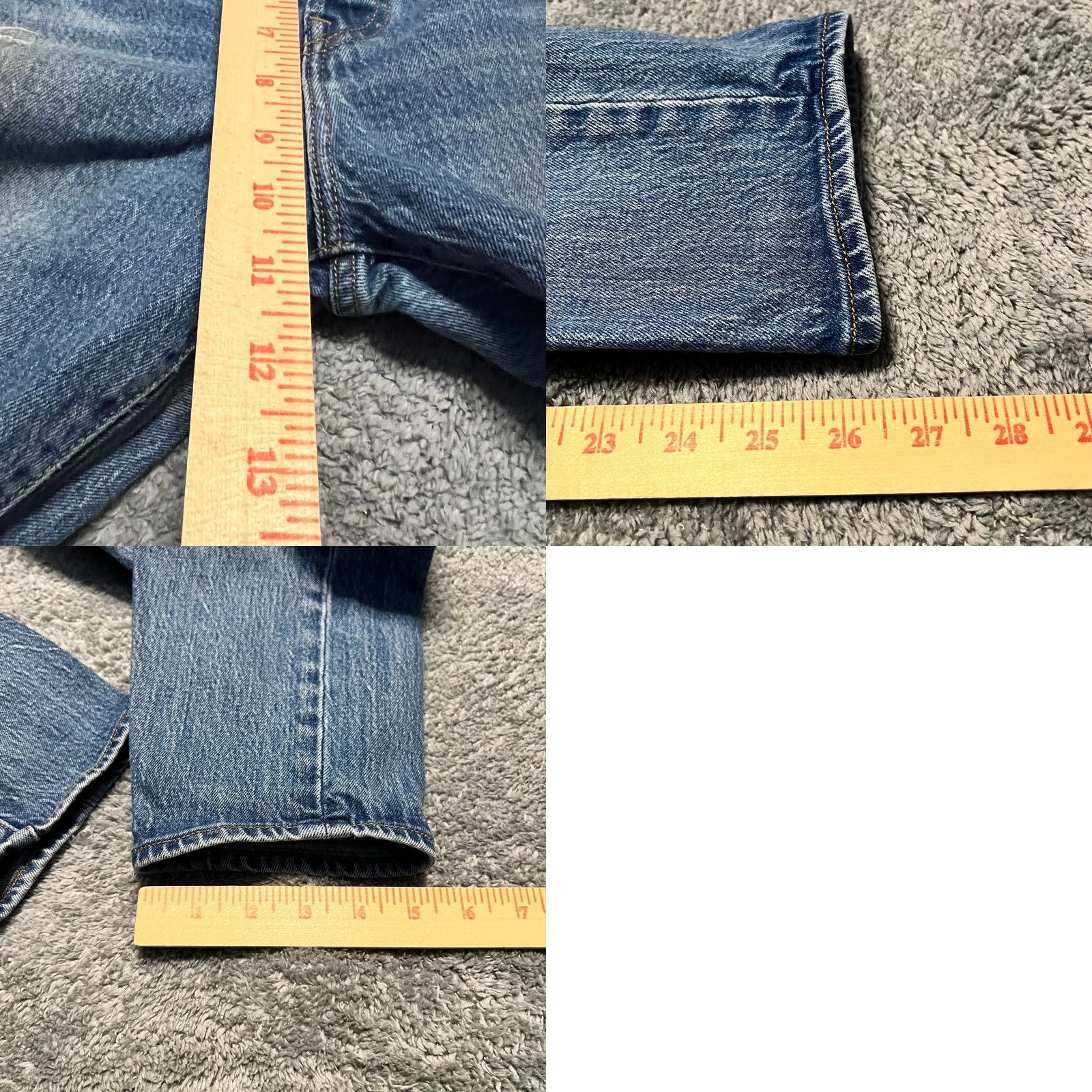 Levi's Levi’s Jeans Womens Cropped Distressed Button Fly Wedgie 28 Blue Regular Womens 28 Wedgie Distressed Button Fly Premium Cropped Jeans Size 28" / US 6 / IT 42 - 9 Thumbnail