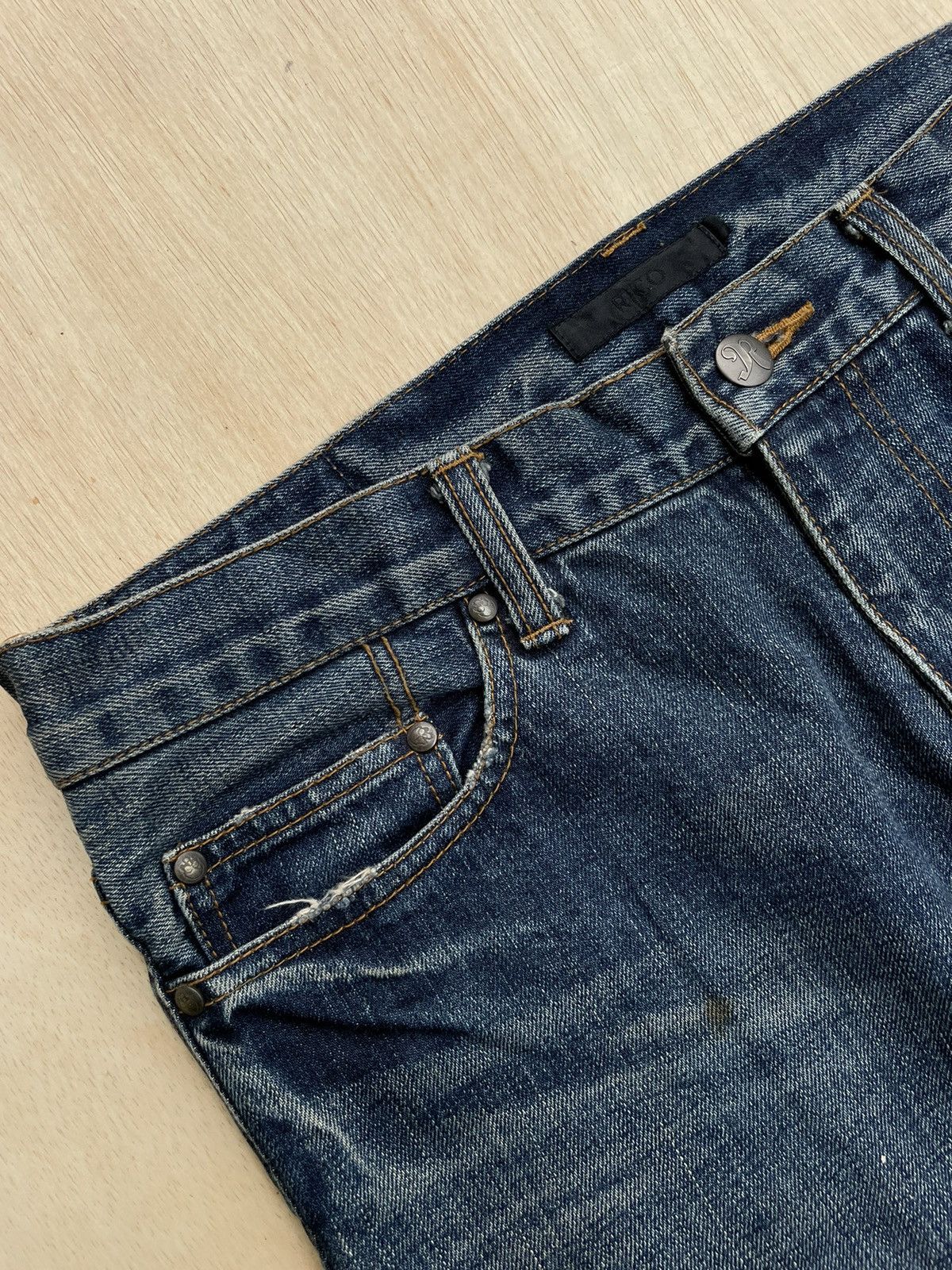 If Six Was Nine × Japanese Brand Japanese Rico Distressed Denim Undercover Style Jeans Size US 33 - 9 Thumbnail