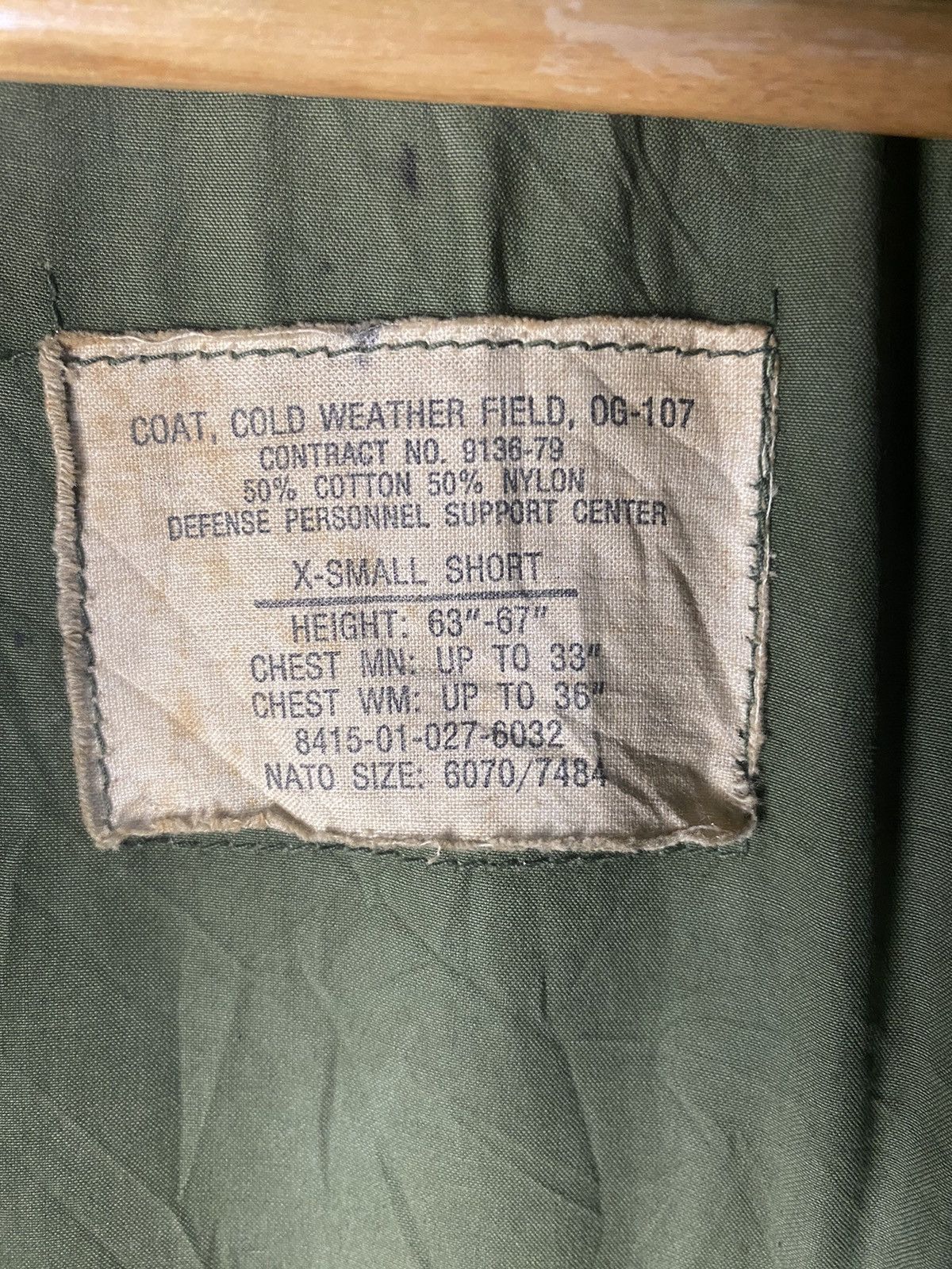 Vintage Vintage 80s Army OG 107 Jacket Size US S / EU 44-46 / 1 - 11 Thumbnail