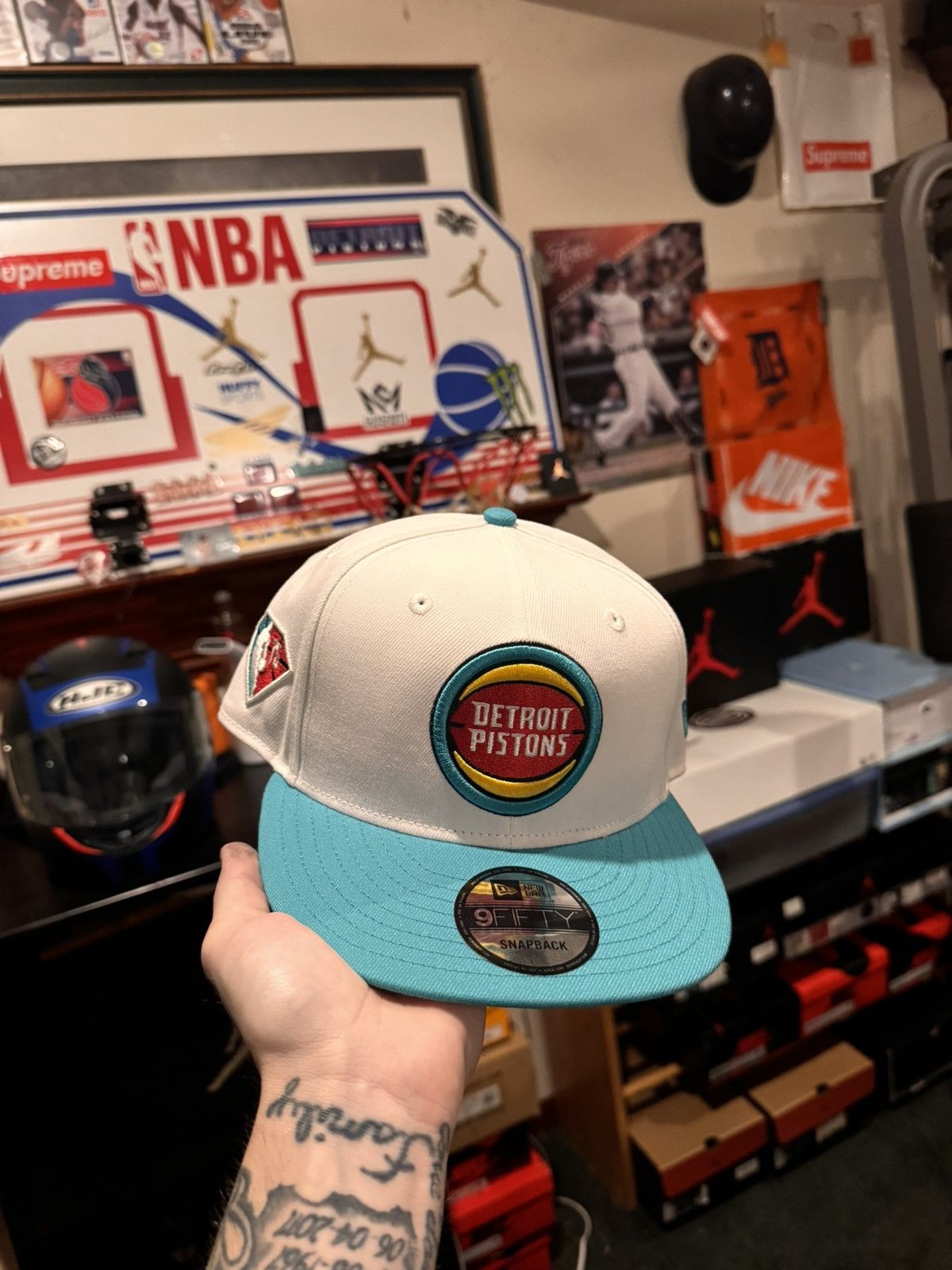 New Era New era 9fifty Detroit Pistons snap Size ONE SIZE - 1 Thumbnail
