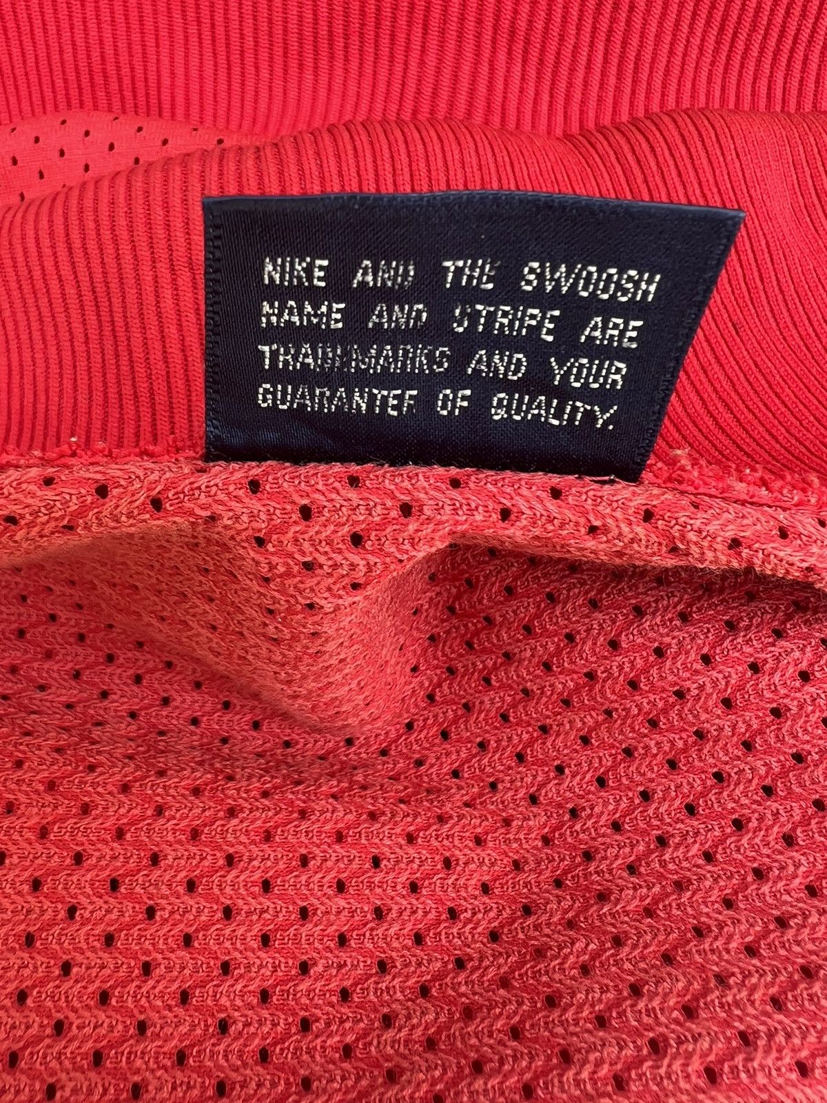 Vintage 80s Nike Hybrid Mesh Red Tracktop Sweater