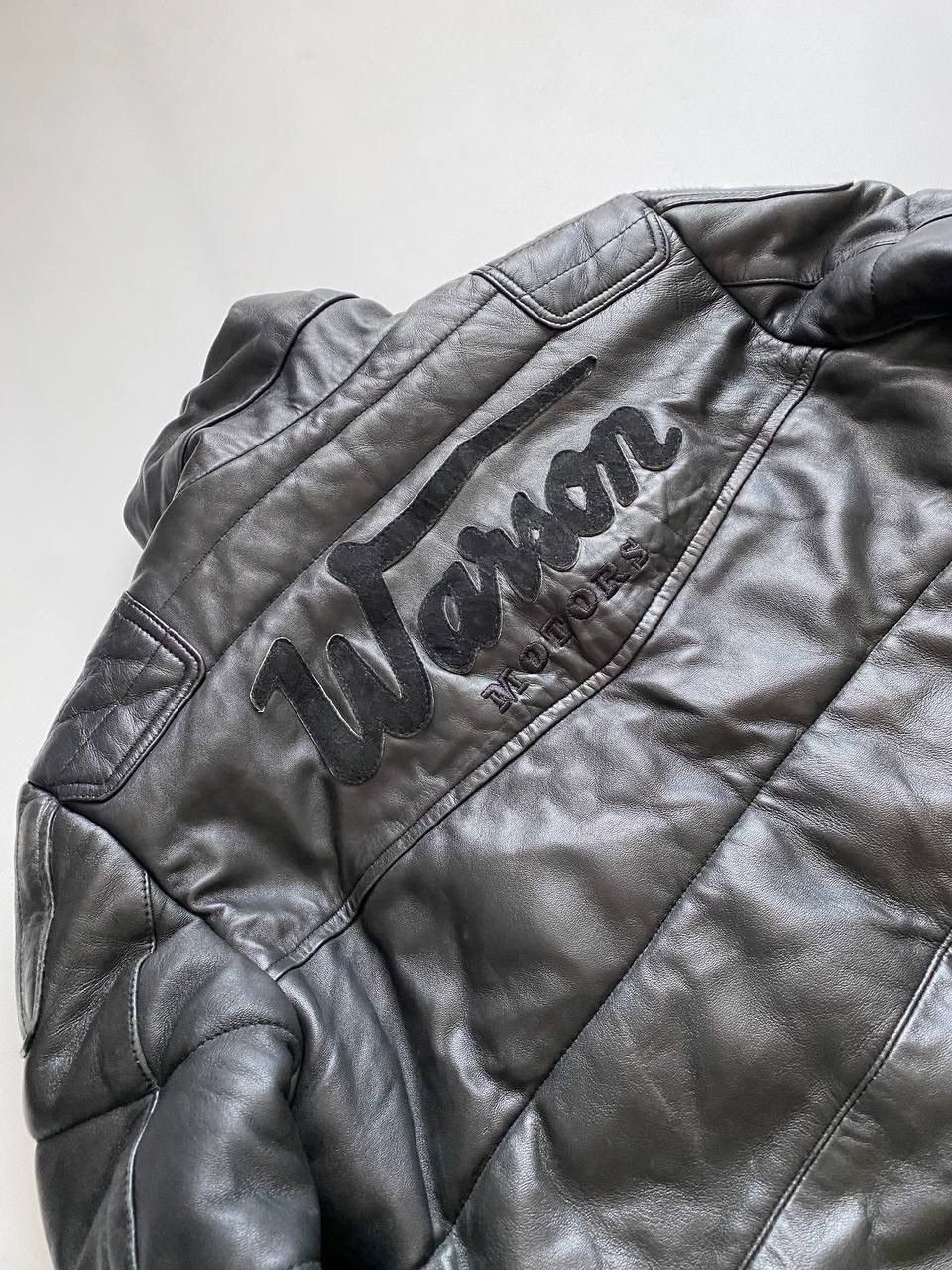 Vintage Vintage Warson motors leather jacket RARE Size US XL / EU 56 / 4 - 2 Thumbnail