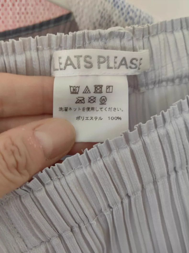 Issey Miyake Issey Miyake Grey pleated casual pants Size 31" - 2 Thumbnail