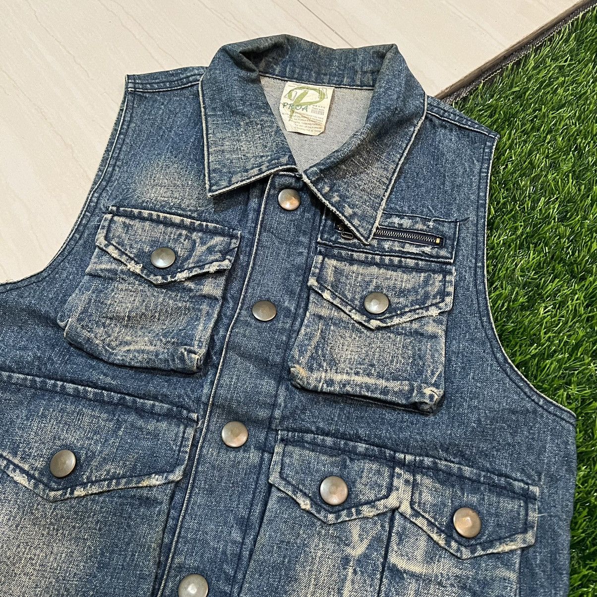 Vintage Proa tactical denim vest Size US M / EU 48-50 / 2 - 2 Thumbnail