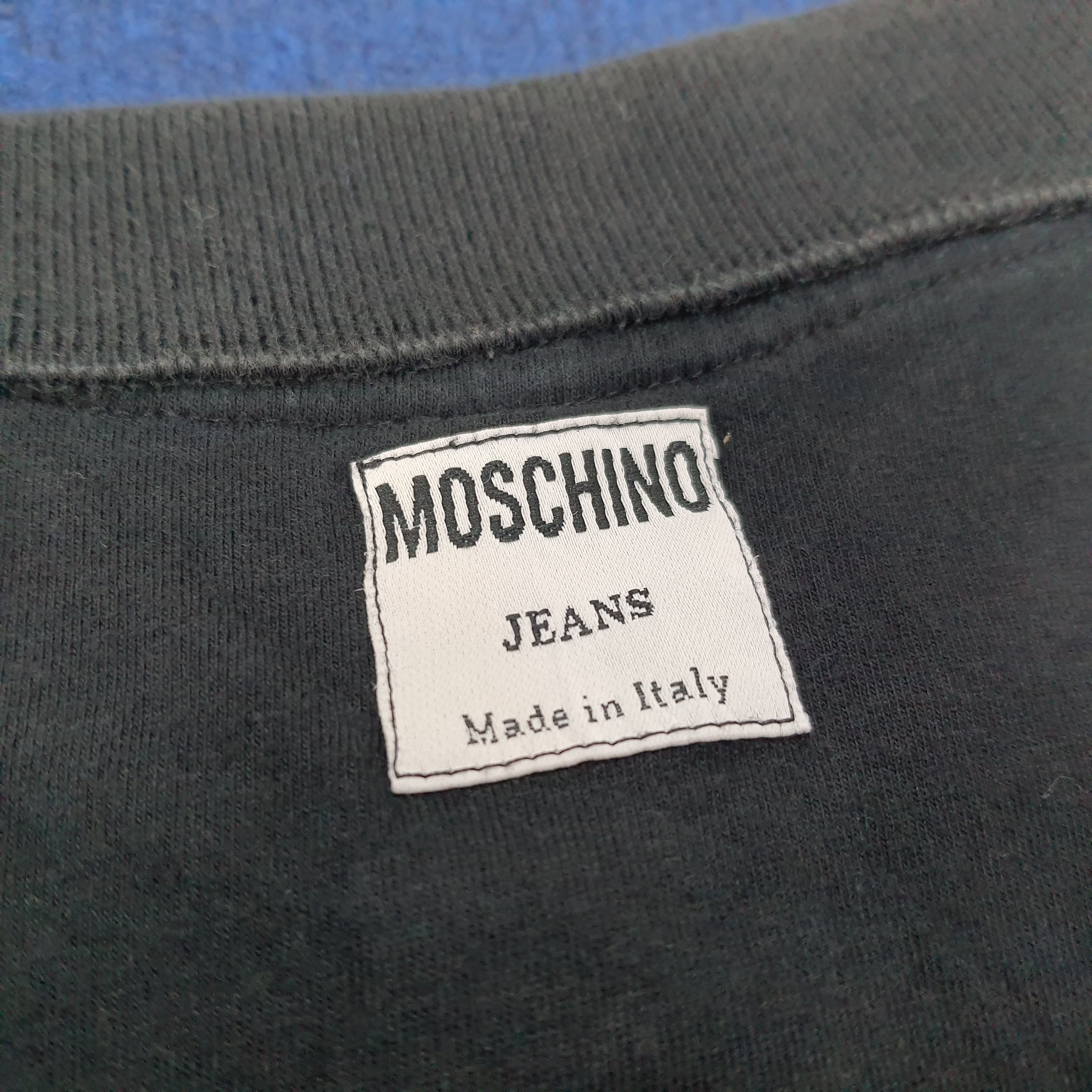 Moschino × Vintage Vintage MOSCHINO Jeans USA Getta Polo Shirt Size US L / EU 52-54 / 3 - 3 Thumbnail