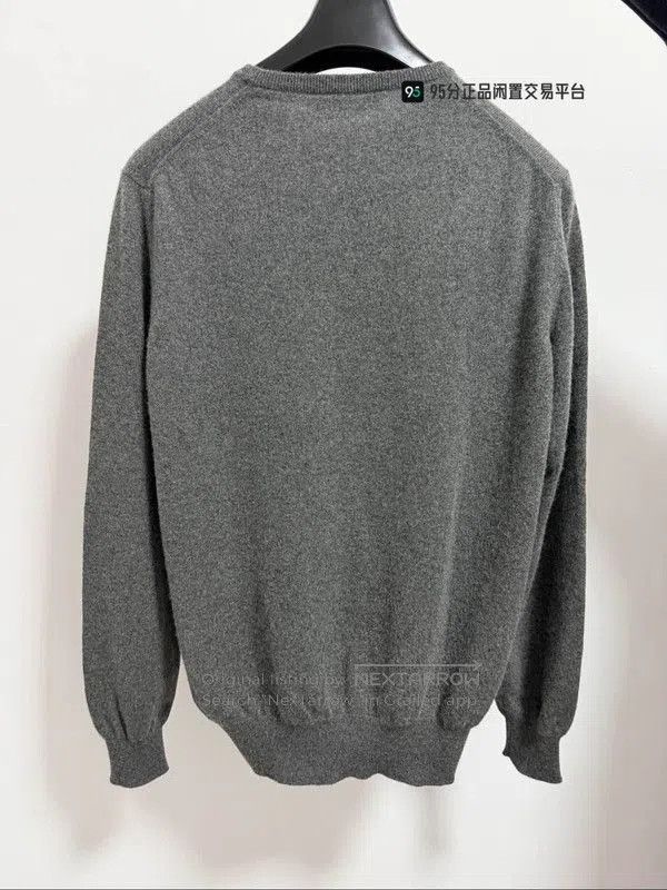 Loro Piana Loro Piana Classic Crew Neck Gray Sweatshirt. Size US L / EU 52-54 / 3 - 6 Thumbnail