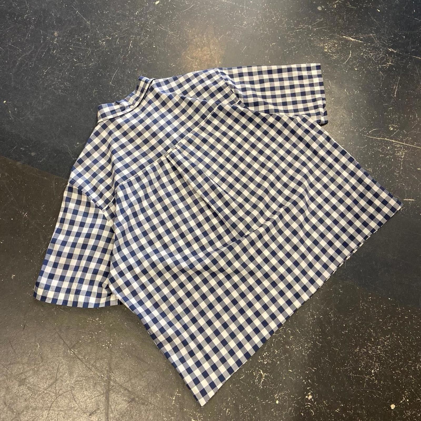 Vintage Vintage Cropped Chaps White / Navy Plaid Button Up Size US XL / EU 56 / 4 - 5 Thumbnail