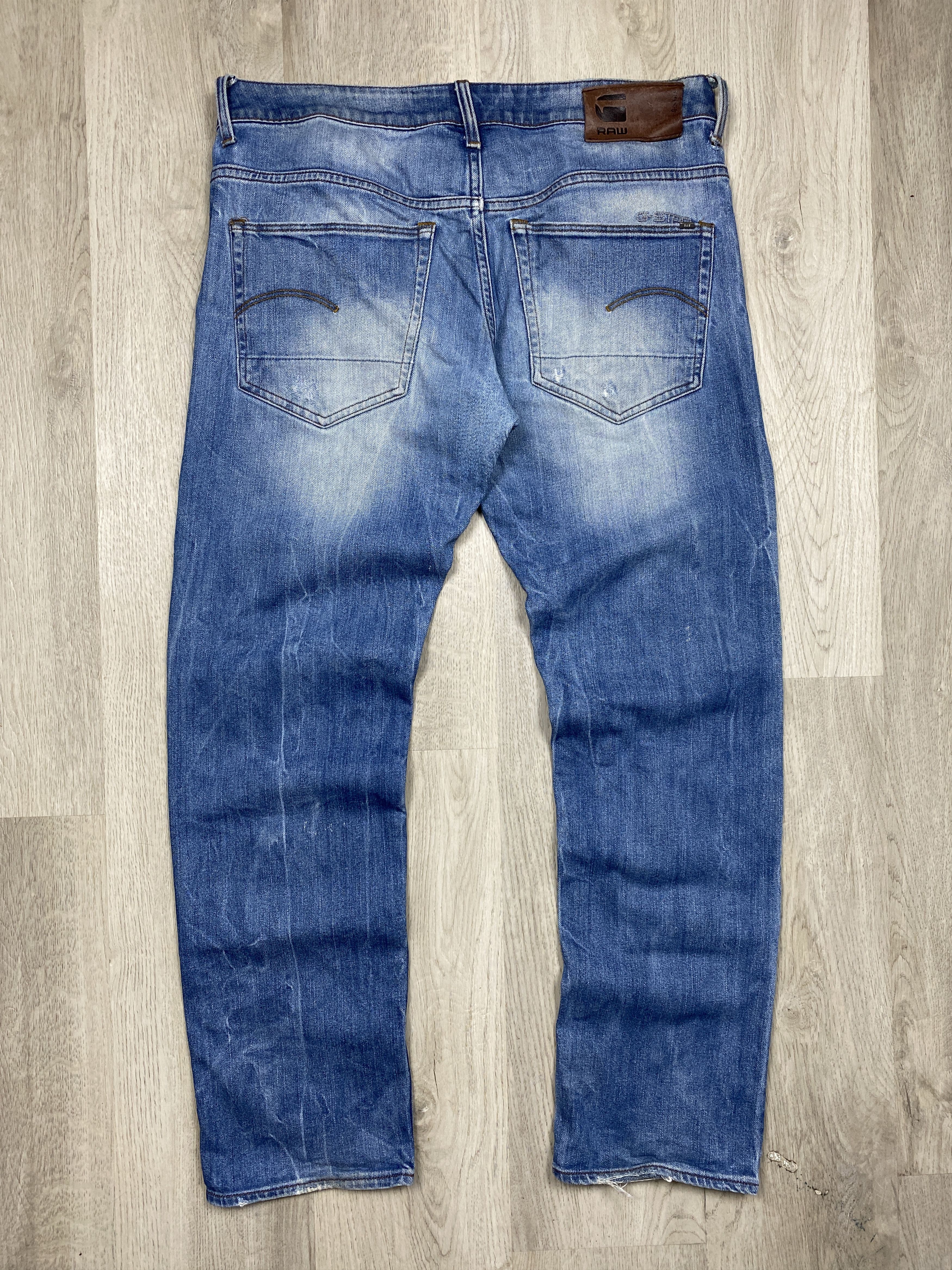 G-Star G Star Raw 3301 Vintage Mens Denim Pants Jeans Size US 33 - 6 Thumbnail