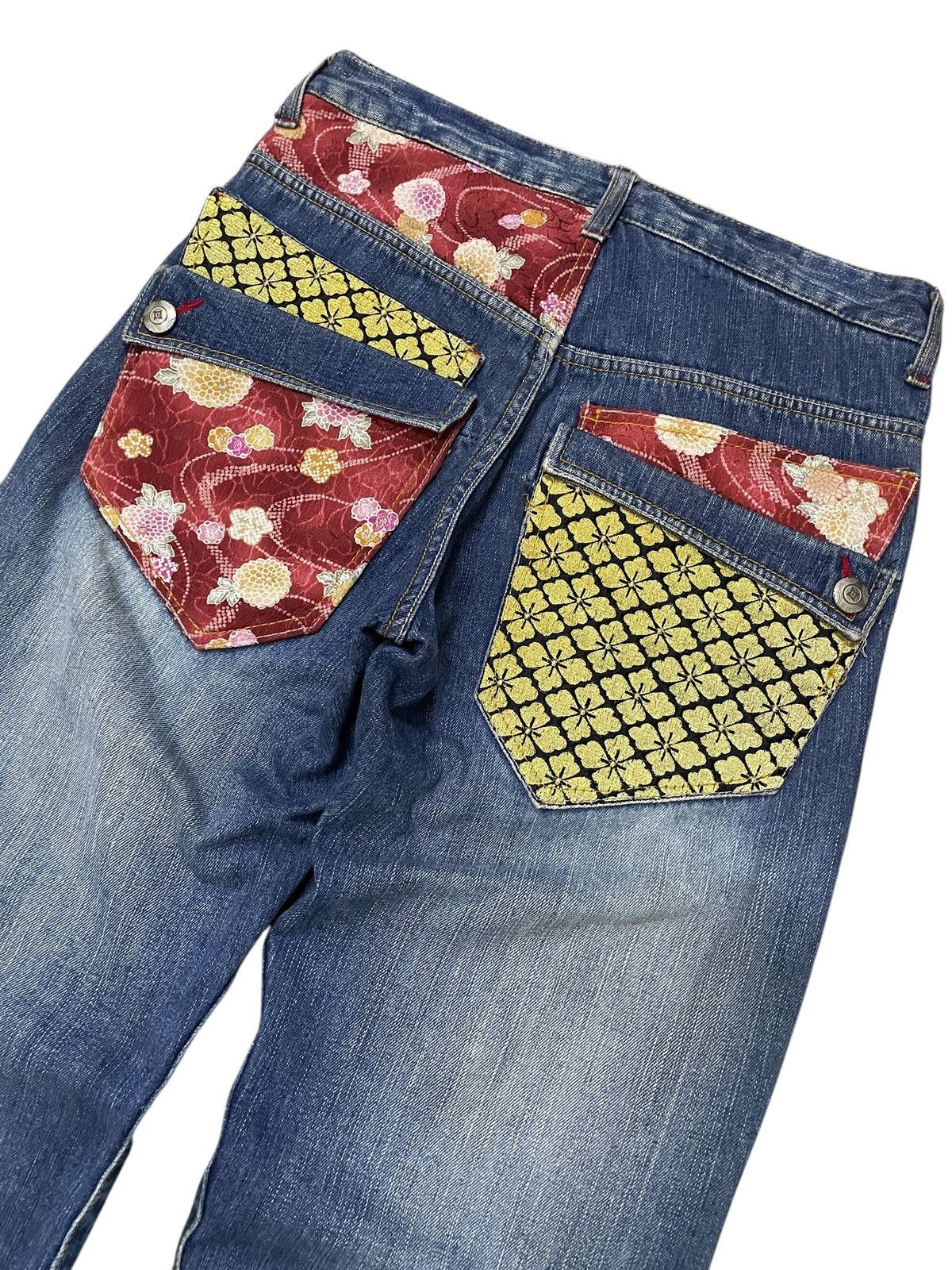 Japanese Brand × PPFM × Red Monkey Gumu Japan Multi Pocket Japanese Crafted Art Baggy Jeans Size US 30 / EU 46 - 11 Thumbnail