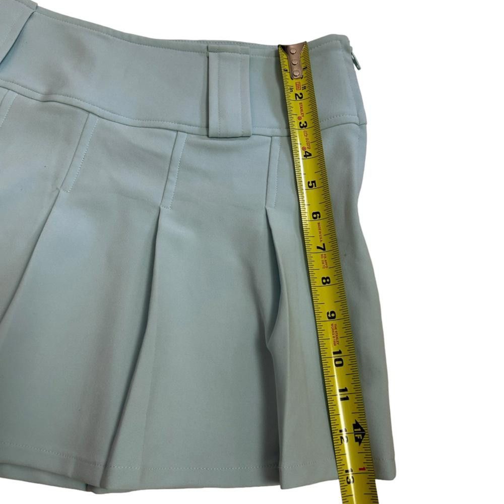 Designer I.AM.GIA. I Light Blue Pleated Mini Skirt Medium Size 32" / US 10 / IT 46 - 5 Thumbnail