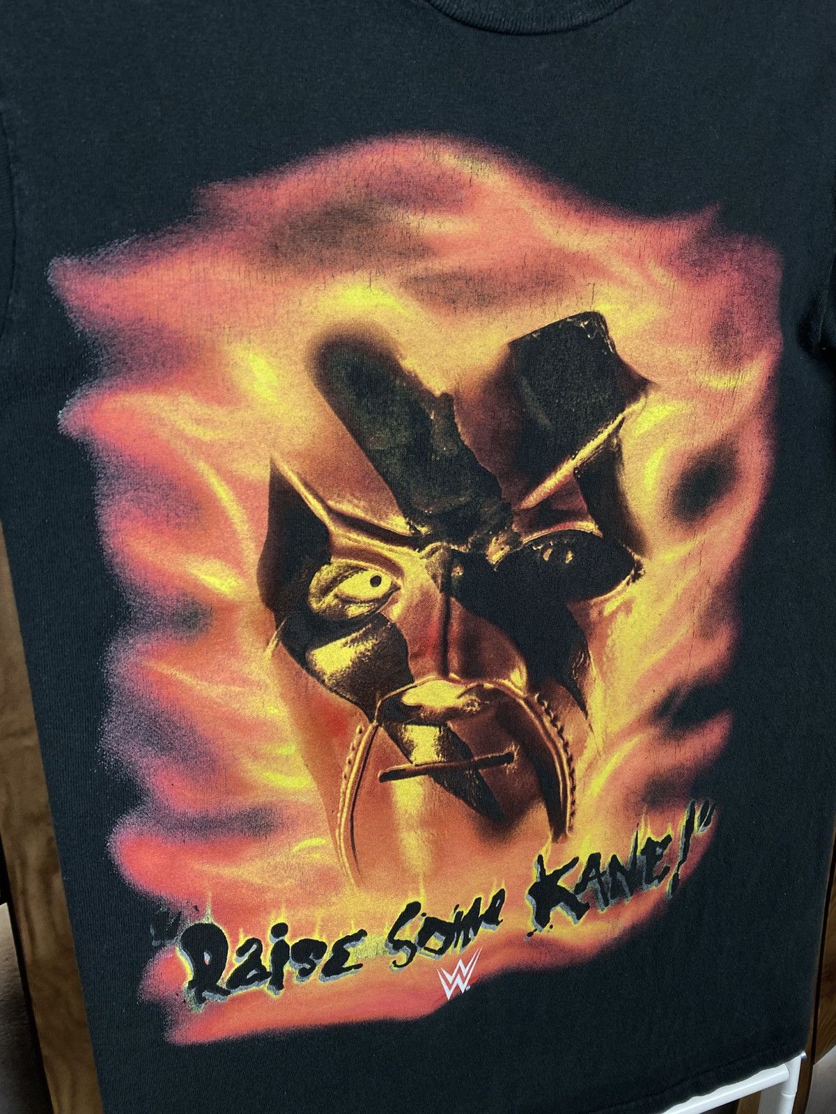 WWE 👹Vintage T-Shiry Kane Raise Some WWE WWF Wrestling VTG Tee👹 Size US XS / EU 42 / 0 - 2 Thumbnail