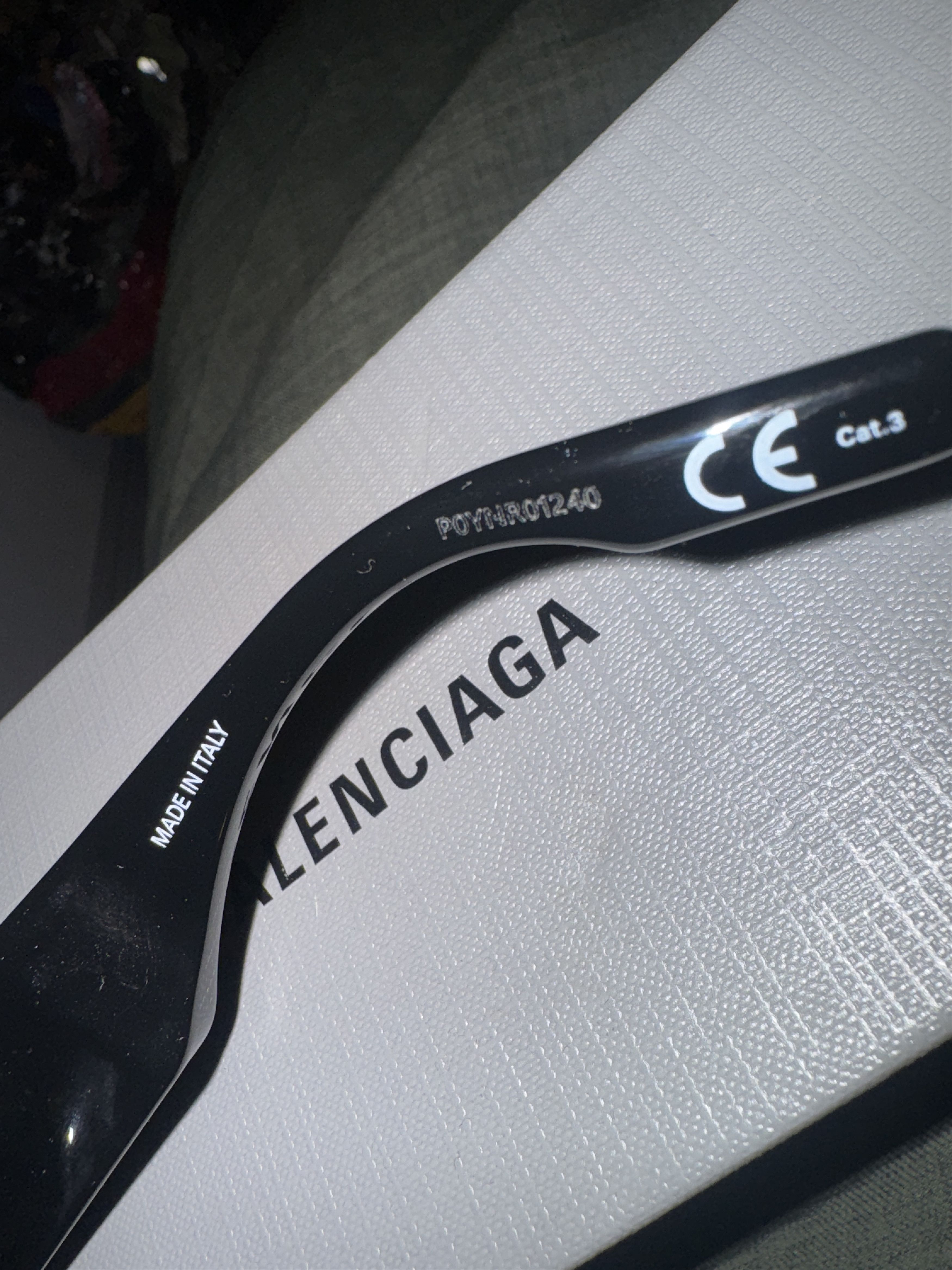 Balenciaga LED FRAME SUNGLASSES IN BLACK Size ONE SIZE - 7 Thumbnail