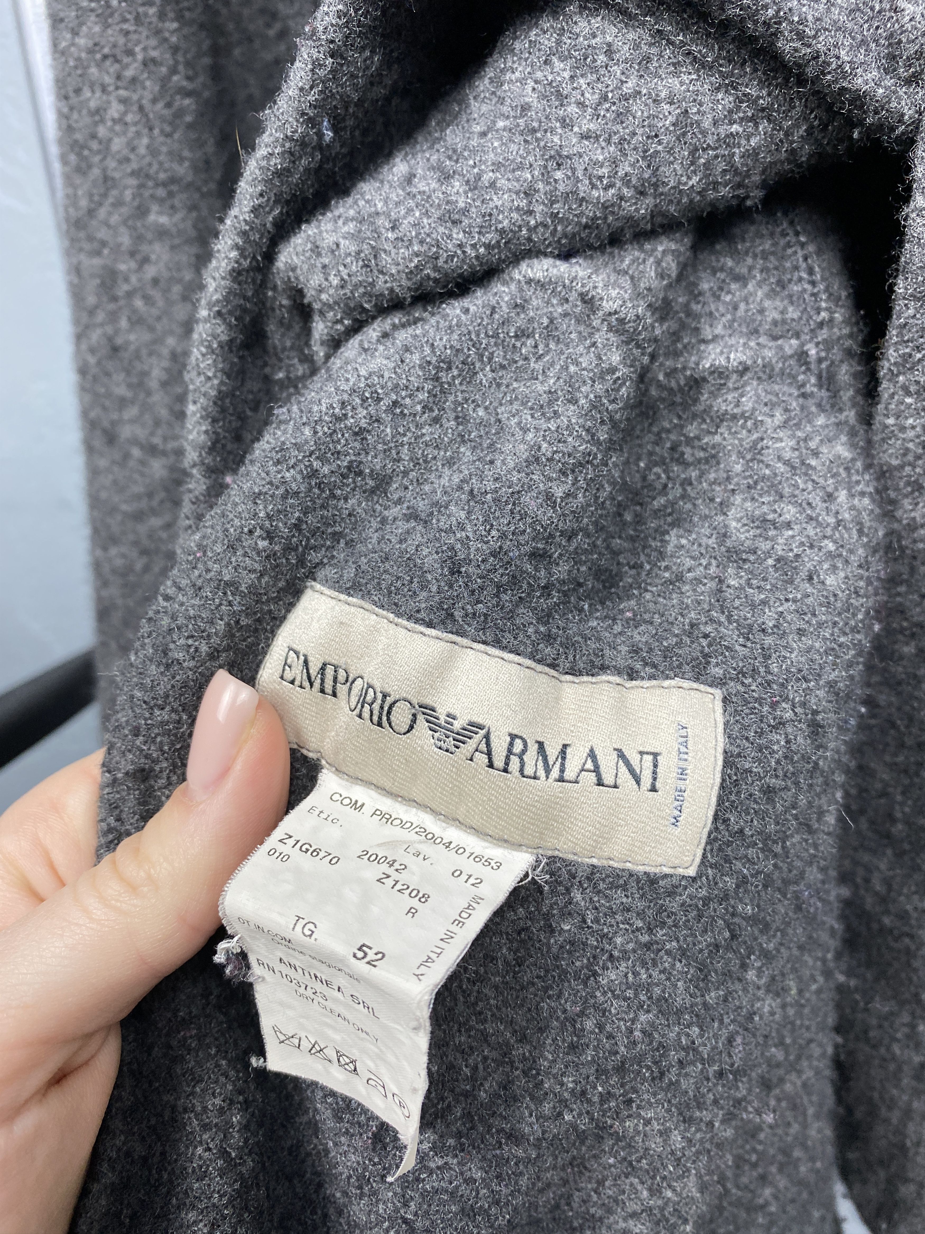 Armani Emporio Armani Vintage Womens Wool Jacket Size M / US 6-8 / IT 42-44 - 5 Thumbnail