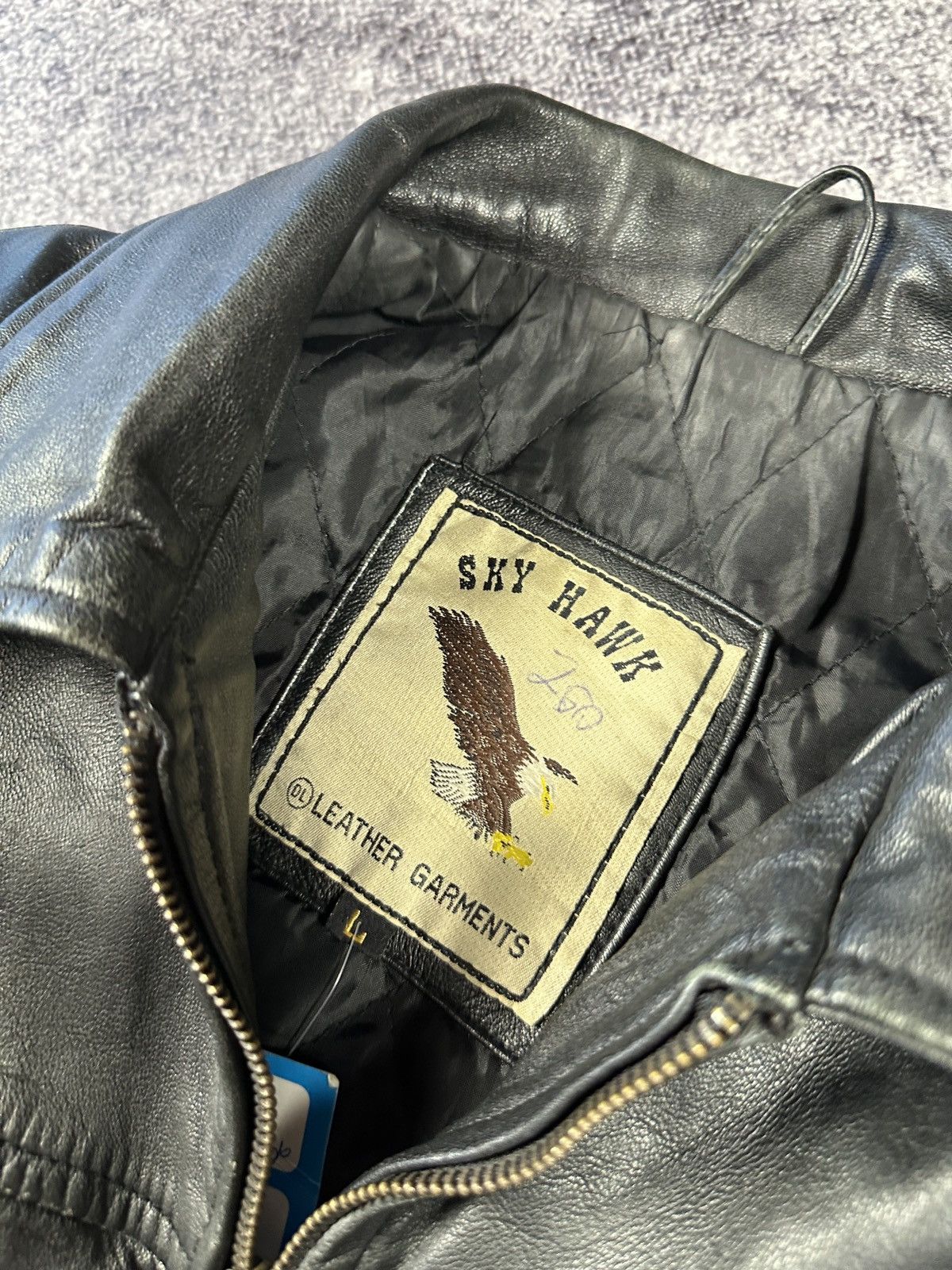 Vintage Vintage Leather Jacket Avant Garde Opium Streetwear Style L Size US L / EU 52-54 / 3 - 3 Thumbnail