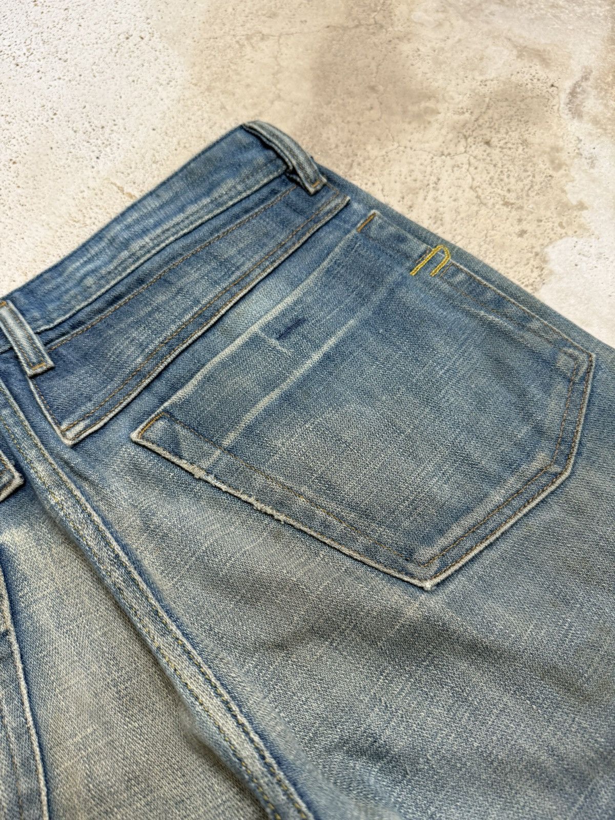 Diesel Wide Leg Diesel Industry Mudwash High OZ Denim Pants Size US 31 - 18 Thumbnail