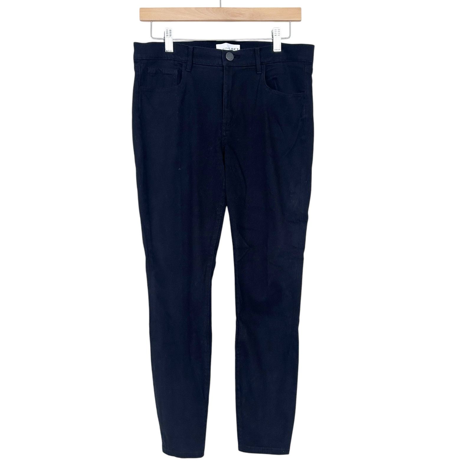 Loft Loft Black Skinny Jeans Sz 30 Size 30" / US 8 / IT 44 - 1 Thumbnail