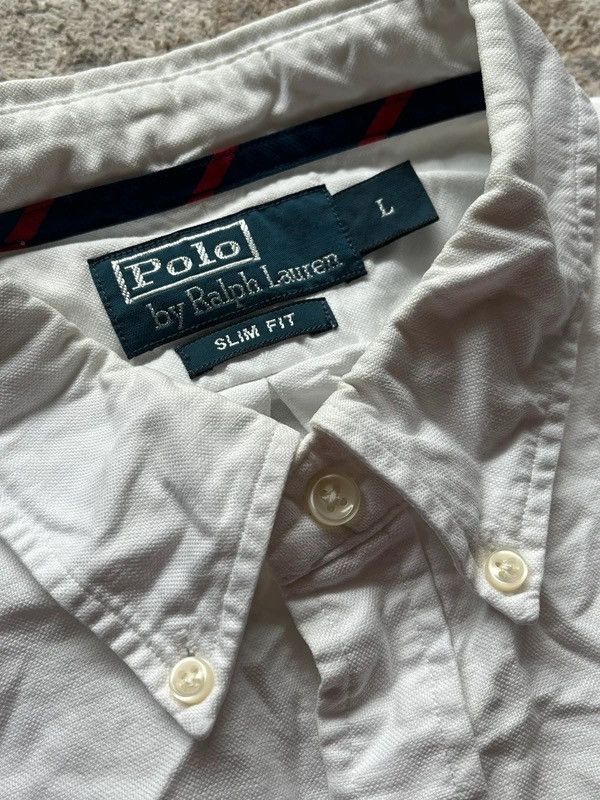 Polo Ralph Lauren Polo Ralph Lauren Small Pony White Shirt Sz L Size US L / EU 52-54 / 3 - 3 Thumbnail
