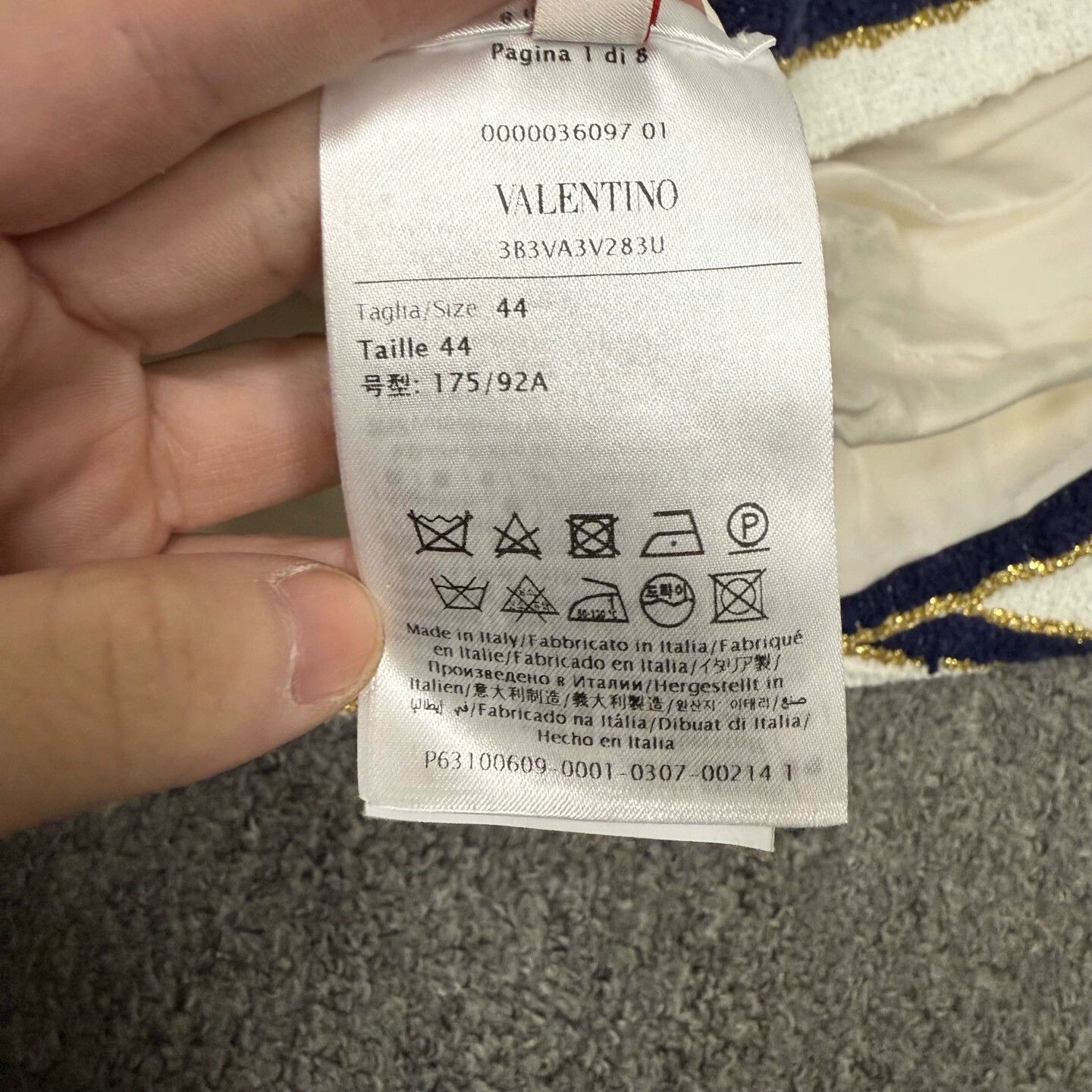 Valentino Valentino white silk wool V-pocket dress SS25 44 Size M / US 6-8 / IT 42-44 - 4 Thumbnail